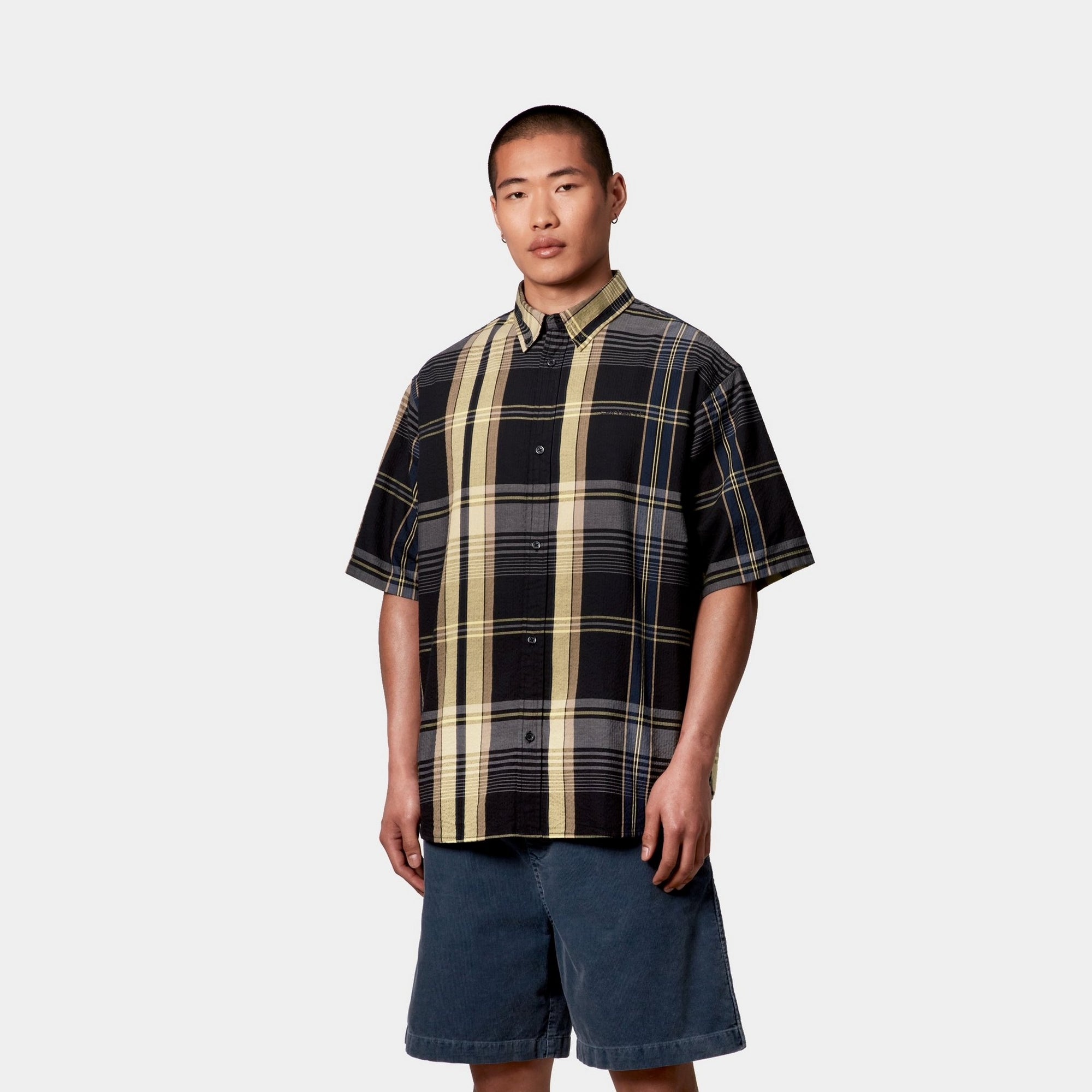 Roslin Check Shirt for Men - Stylish Black Plaid Flannel Shirt | Casual Wear, Outdoor Activities & Layering Essential