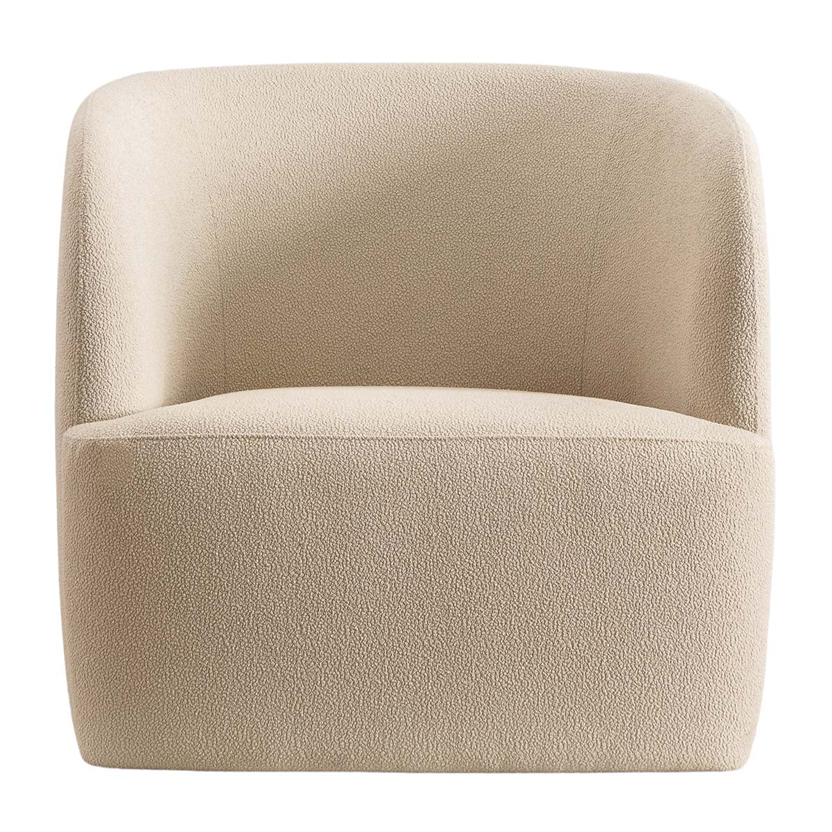 Gigi Lounge Chair - Modern Accent Chair for Living Room, Bedroom, or Office - Comfortable Upholstered Armchair with Wooden Legs - Perfect for Relaxing, Reading, or Decorating