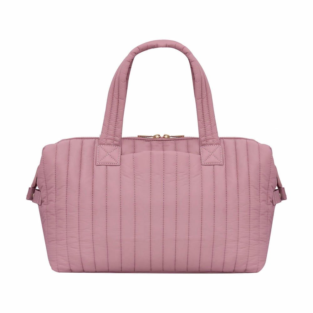 Large Puffy Pillow Crossbody Bag for Women - Soft Rose Pink Shoulder Purse for Everyday Use, Travel & Casual Outings