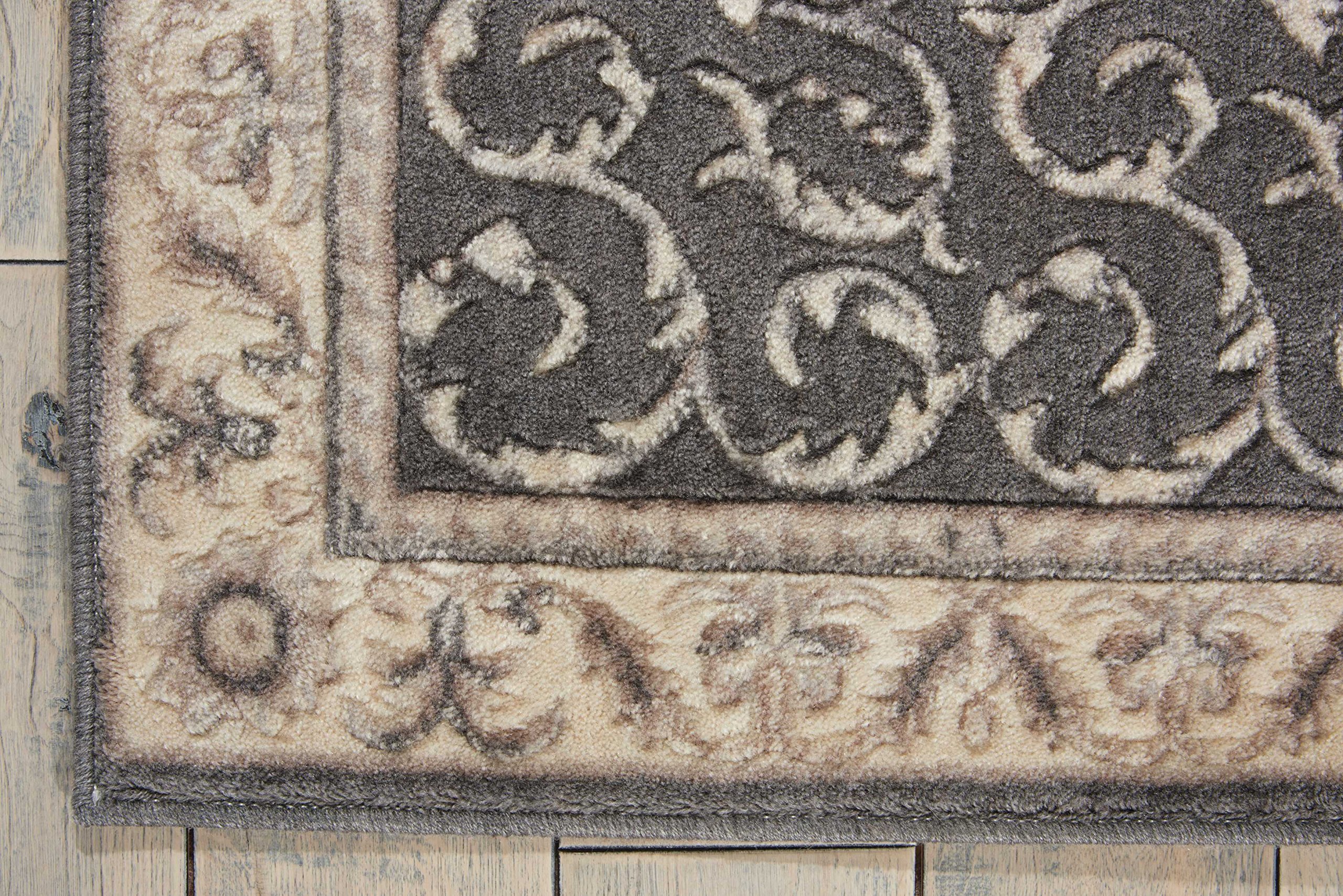 Nourison Somerset Traditional Charcoal 2'3