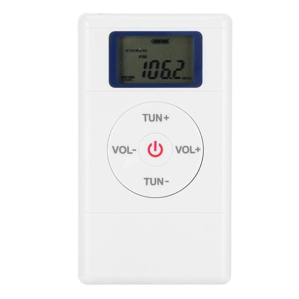 Tosuny FM Radio - Portable Pocket Digital Radio with High Sensitivity, Built-in Lanyard & Earphones - Perfect for Seniors, Home Use, Travel, and Outdoor Activities