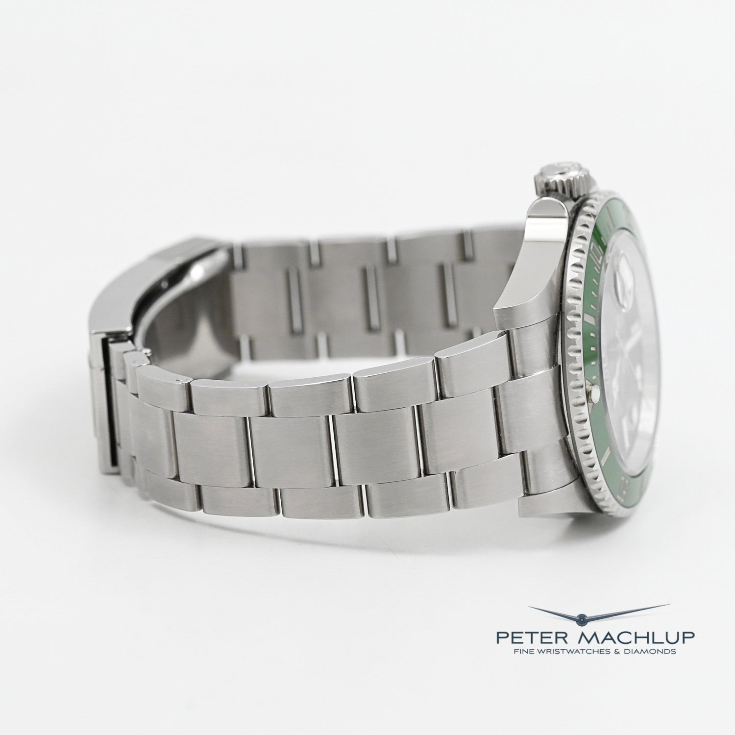 Rolex Submariner Date 41mm Stainless Steel Watch with Green Ceramic Bezel - Luxury Dive Watch for Men, Perfect for Professional Diving, Business Meetings & Special Occasions
