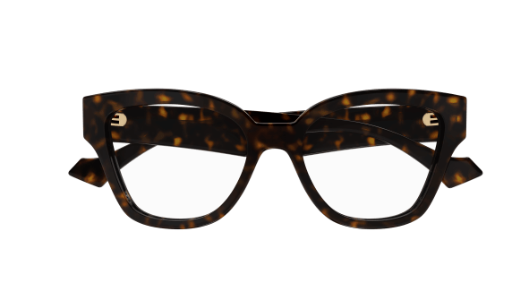 Gucci GG1424O 005 Black Crystal Square Women's Eyeglasses - Stylish Designer Glasses for Women, Fashionable Square Frame with Crystal Accents - Perfect for Work, Date Night & Everyday Wear