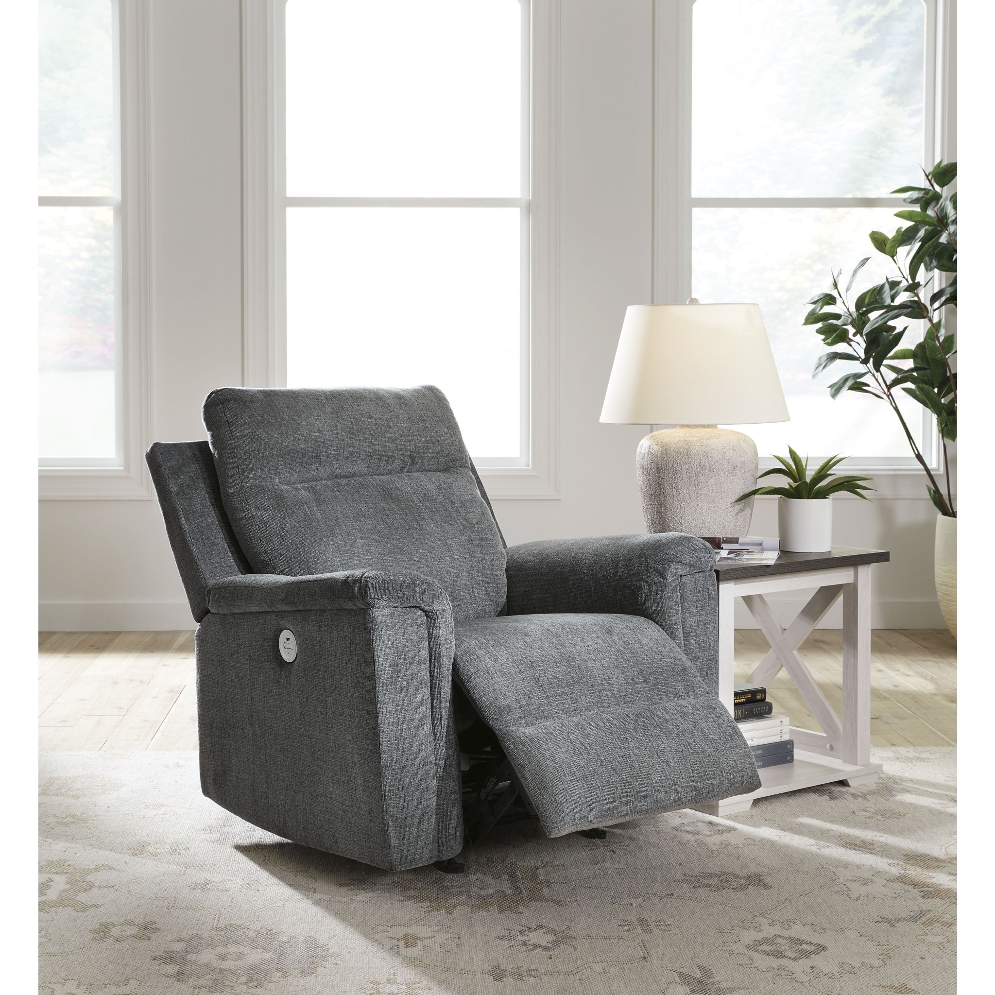 Barnsana Power Recliner Chair - Electric Lift Recliner with Massage & Heat for Elderly - Comfortable Leather Reclining Sofa for Living Room, Bedroom & Home Theater