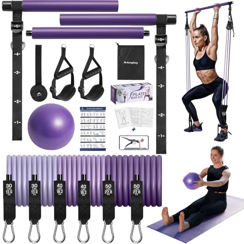 Purple(30/40/50lbs)+Yoga Ball