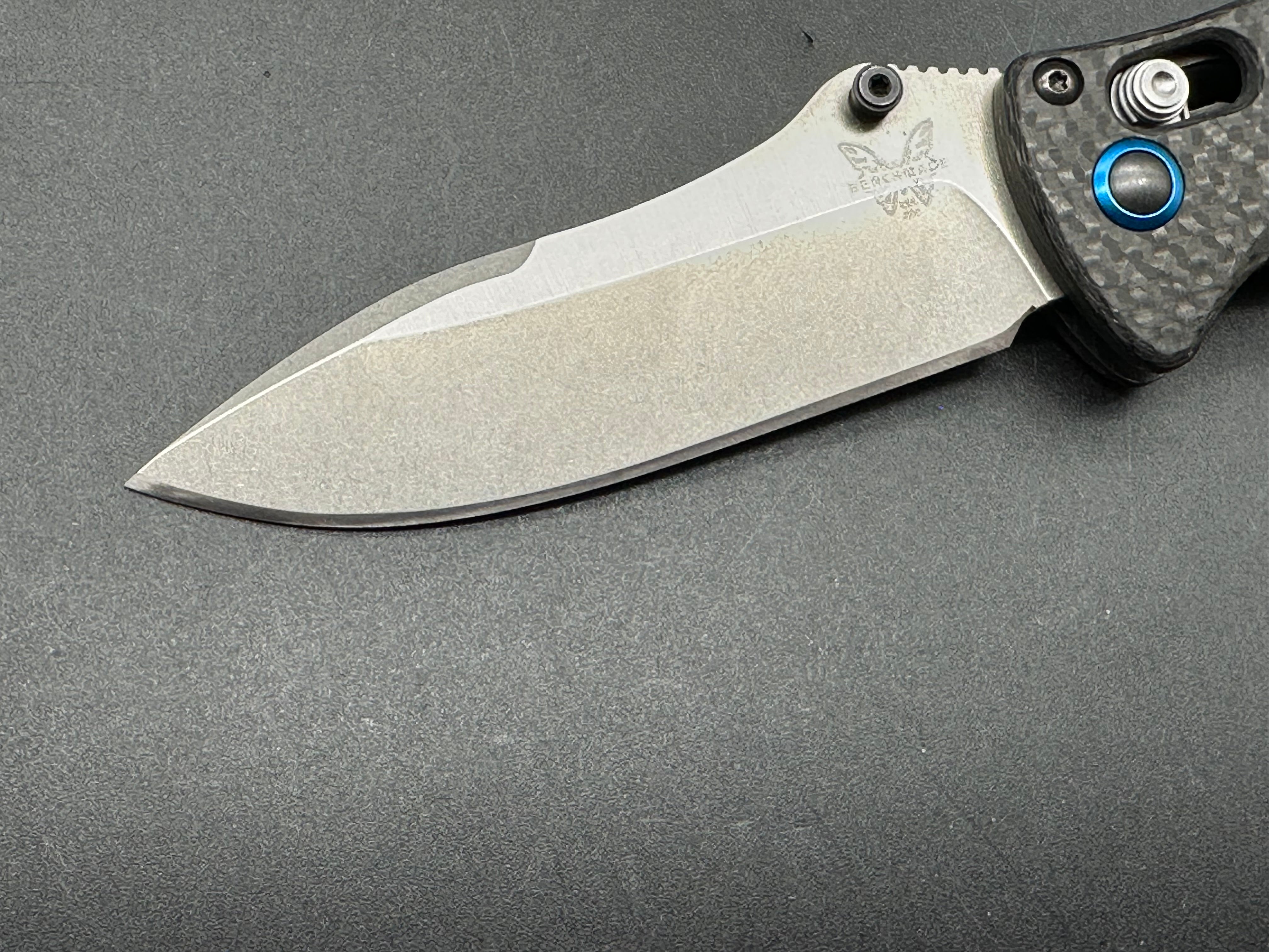 Benchmade Nakamura Carbon Fiber Folding Knife - S90V Steel Blade, Lightweight & Durable - Perfect for EDC, Outdoor Adventures & Tactical Use