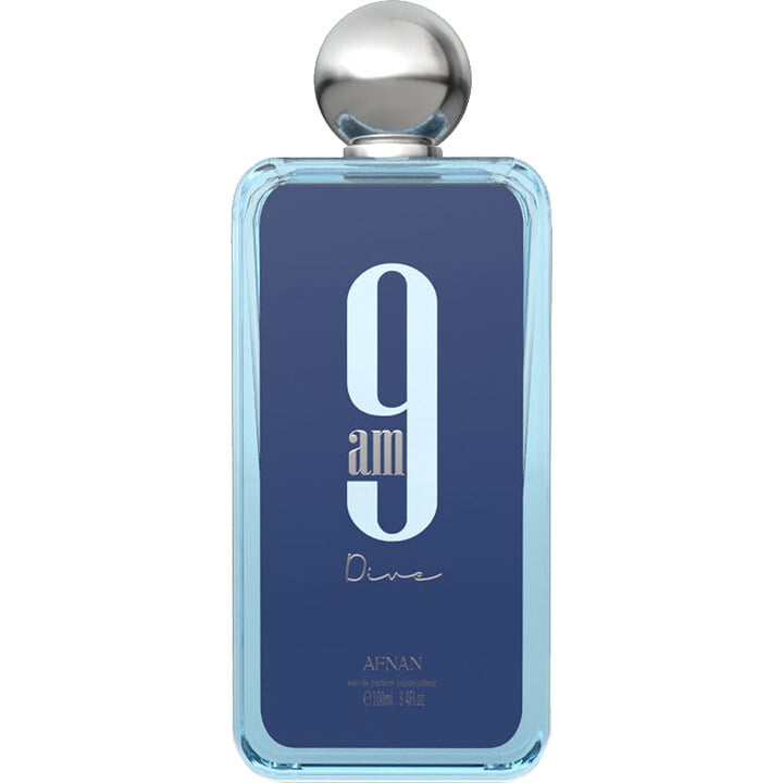Afnan 9AM Dive Eau de Parfum 100ml for Women & Men - Fresh Citrus Aromatic Fragrance for Daytime Wear, Office & Casual Outings