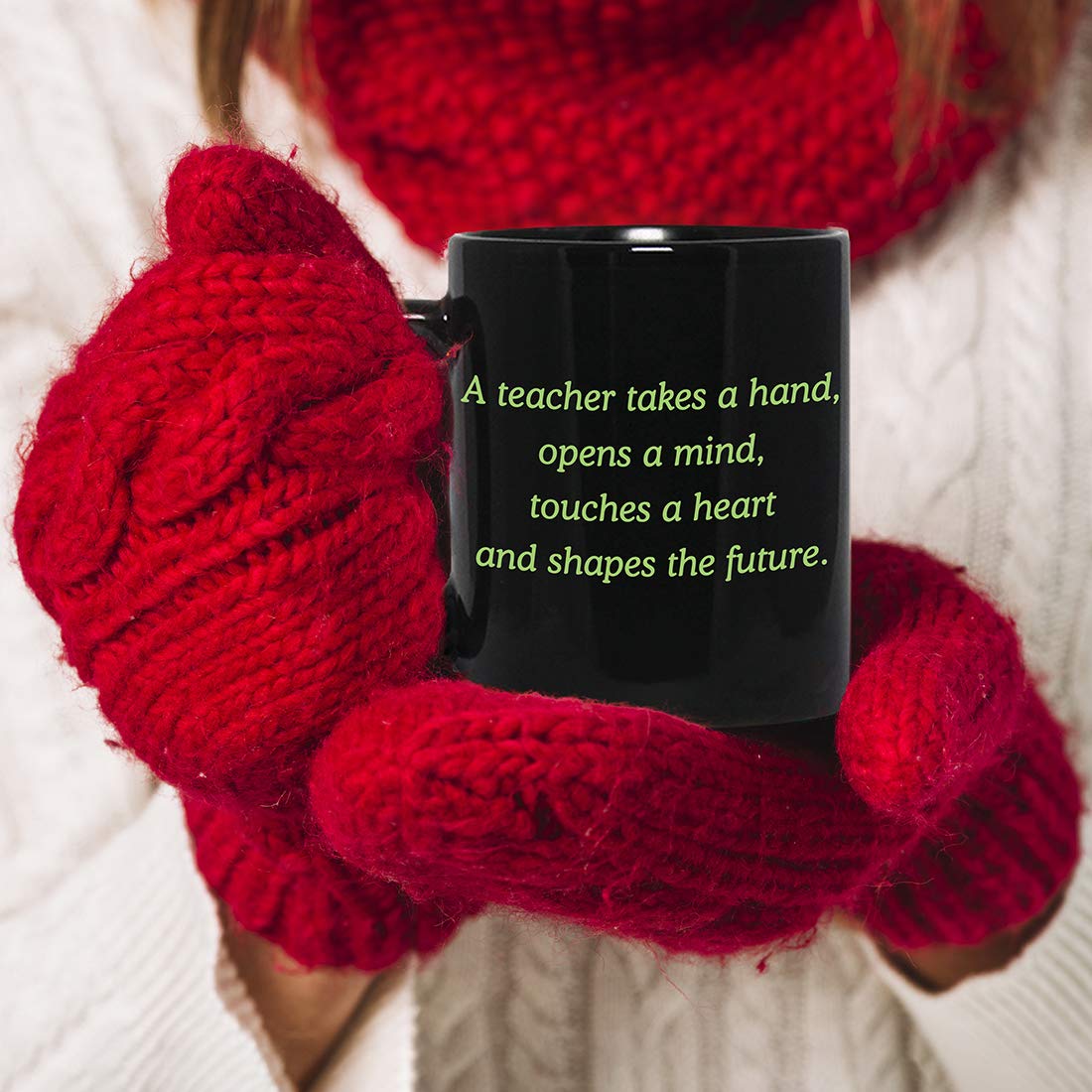 Personalized Teacher Mug - Custom Name Gift for Women Teachers - Desk Decor for Teacher Appreciation Day