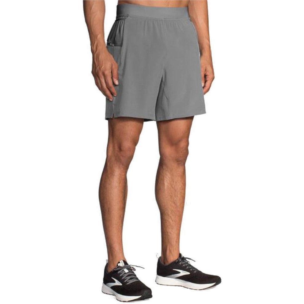 Brooks Sherpa 7 Men's 2-in-1 Running Shorts with Liner - Lightweight & Breathable for Training, Gym Workouts & Outdoor Activities