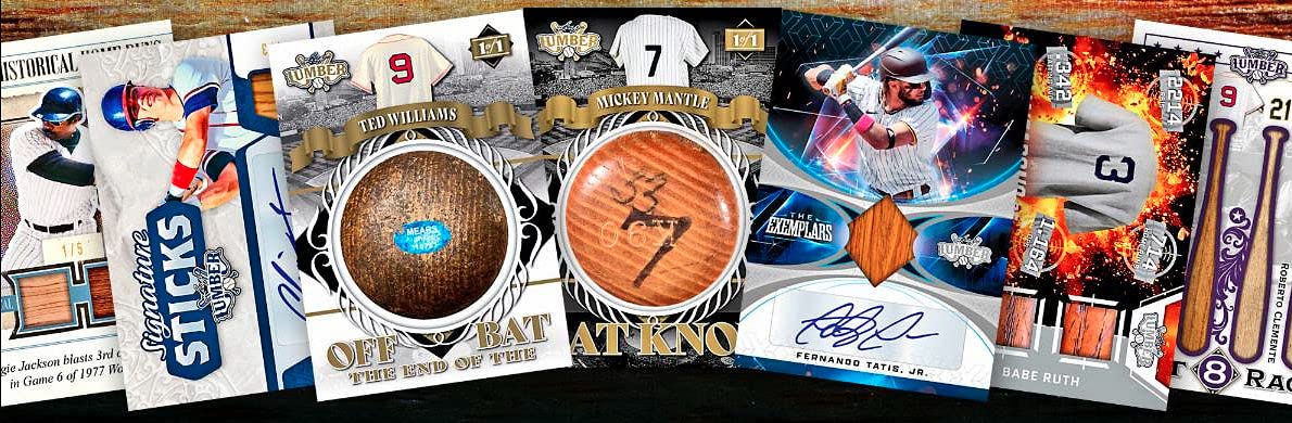 2022 Leaf Lumber Baseball Trading Cards Box - 4 Cards per Box | Collectible Sports Memorabilia for Baseball Fans & Card Collectors - Perfect for Trading, Gifting, and Displaying in Your Collection