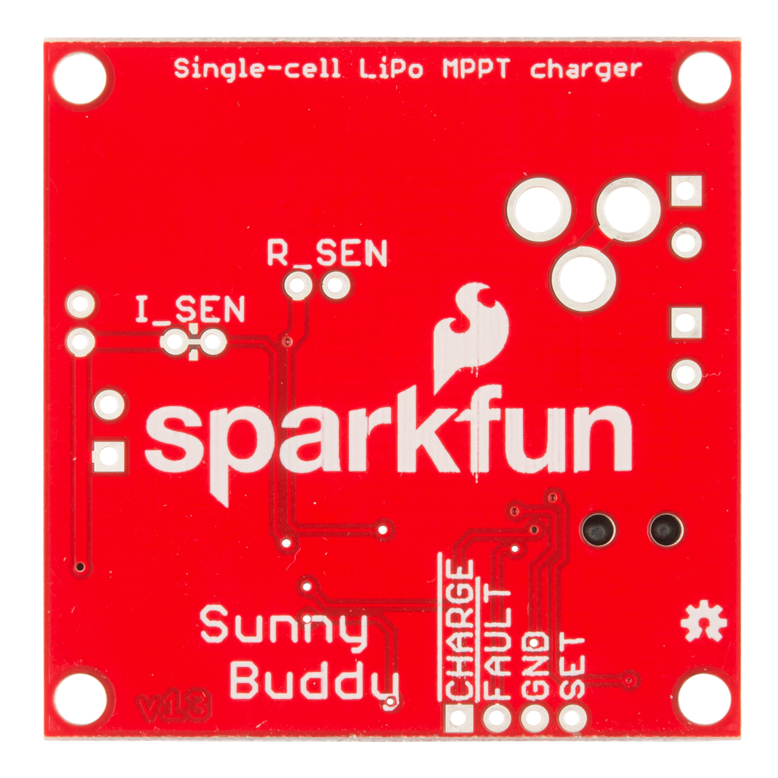 SparkFun Sunny Buddy MPPT Solar Charger - 2A Single-Cell LiPo Battery Charger with LT3652 Power Tracking | Perfect for Outdoor Solar Projects, Portable Devices & DIY Electronics