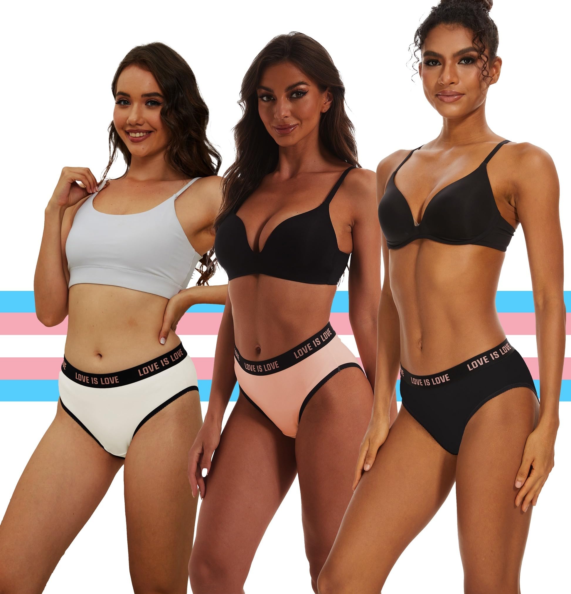 3 Pairs Tucking Gaff Panties for Transgender - Comfortable & Durable Underwear with Seamless Hidden Design - Perfect for Everyday Wear, Cosplay, and Special Occasions