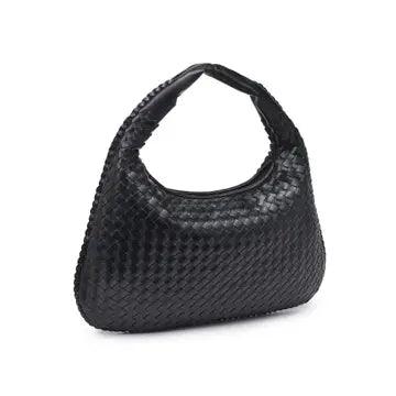 Braided Boho Bag for Women - Handmade Black Crossbody Purse - Perfect for Festivals, Travel & Everyday Use