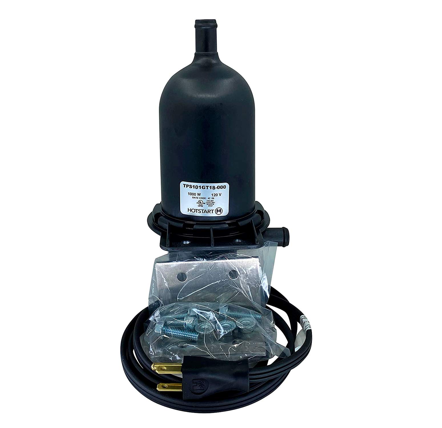 Original KIM HOTSTART TPS101GT8-000 Engine Coolant Pre-Heater - Heavy Duty Truck & Equipment Heater - 1 Year Warranty - Ideal for Cold Weather Engine Starts in Trucks, Generators & Industrial Machinery