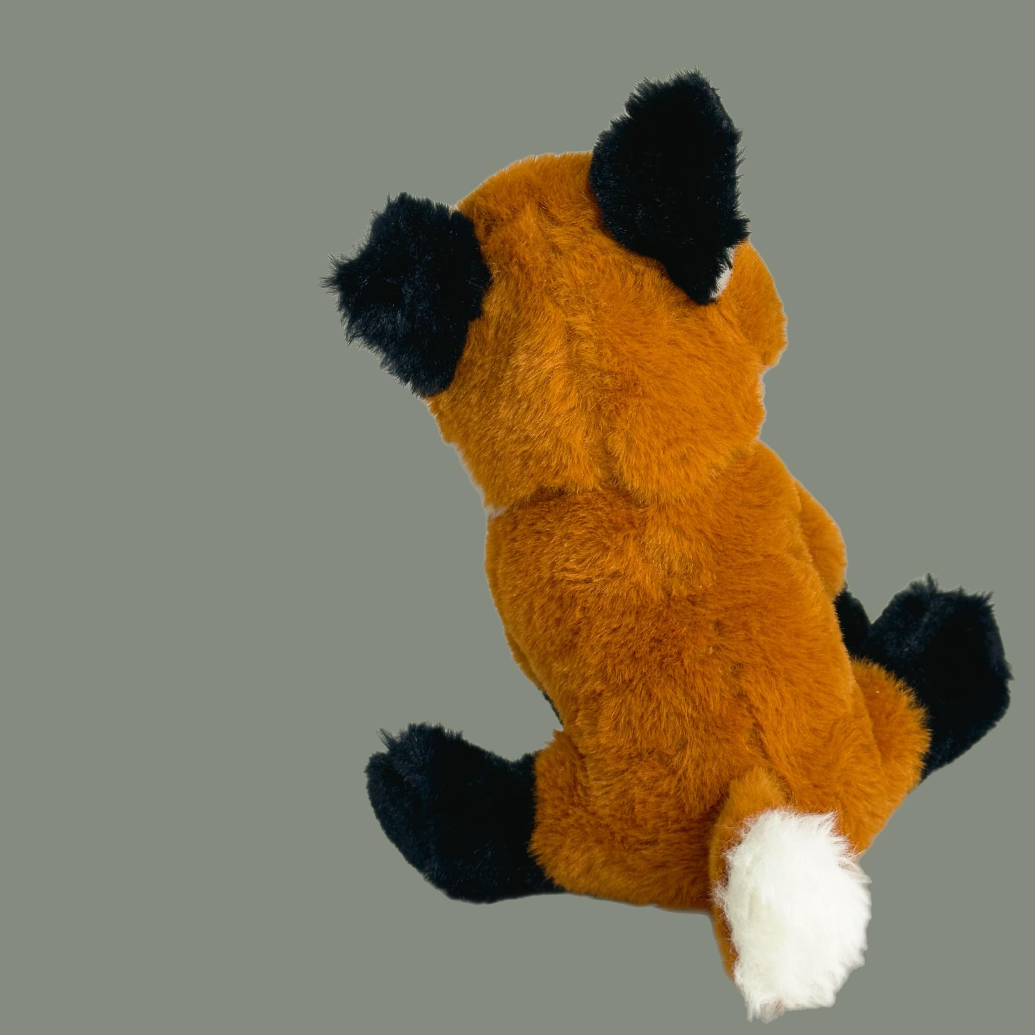 Eco-Friendly 100% Recycled Plush Fox Toy - Soft Sustainable Stuffed Animal for Kids, Perfect for Cuddling, Gift Giving & Nursery Decor