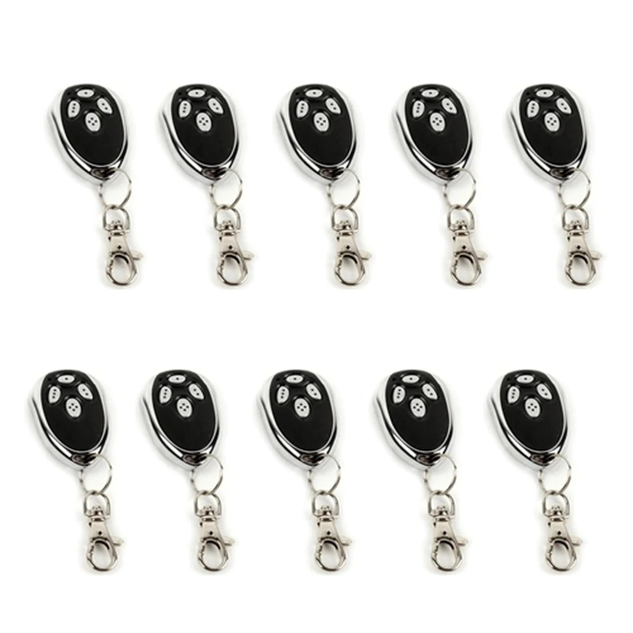 Aleko LM123 Remote Control Transmitter for AC/AR 1400/2000 Series Gate Openers - 10 Pack | Secure Home & Business Access | Wireless Entry Solution for Driveways, Garages & Fences