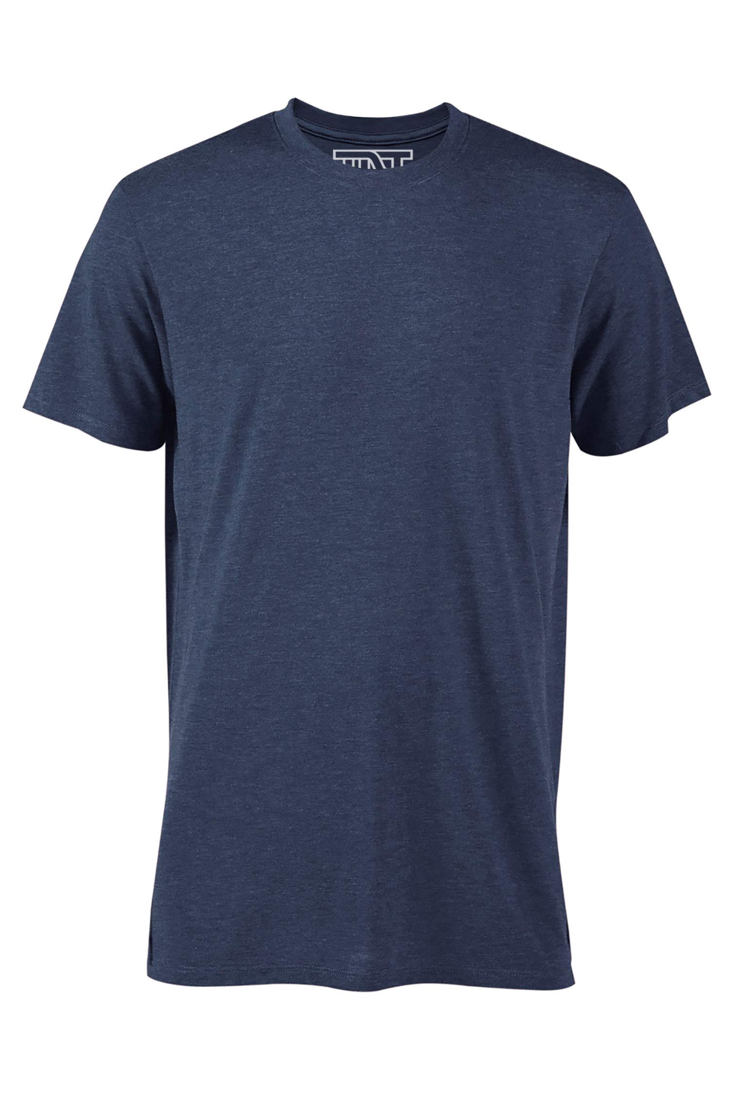 TNT Men's Short Sleeve Casual Tri-Blend T-Shirt - Soft Breathable Cotton Blend Tee for Everyday Wear, Gym & Outdoor Activities