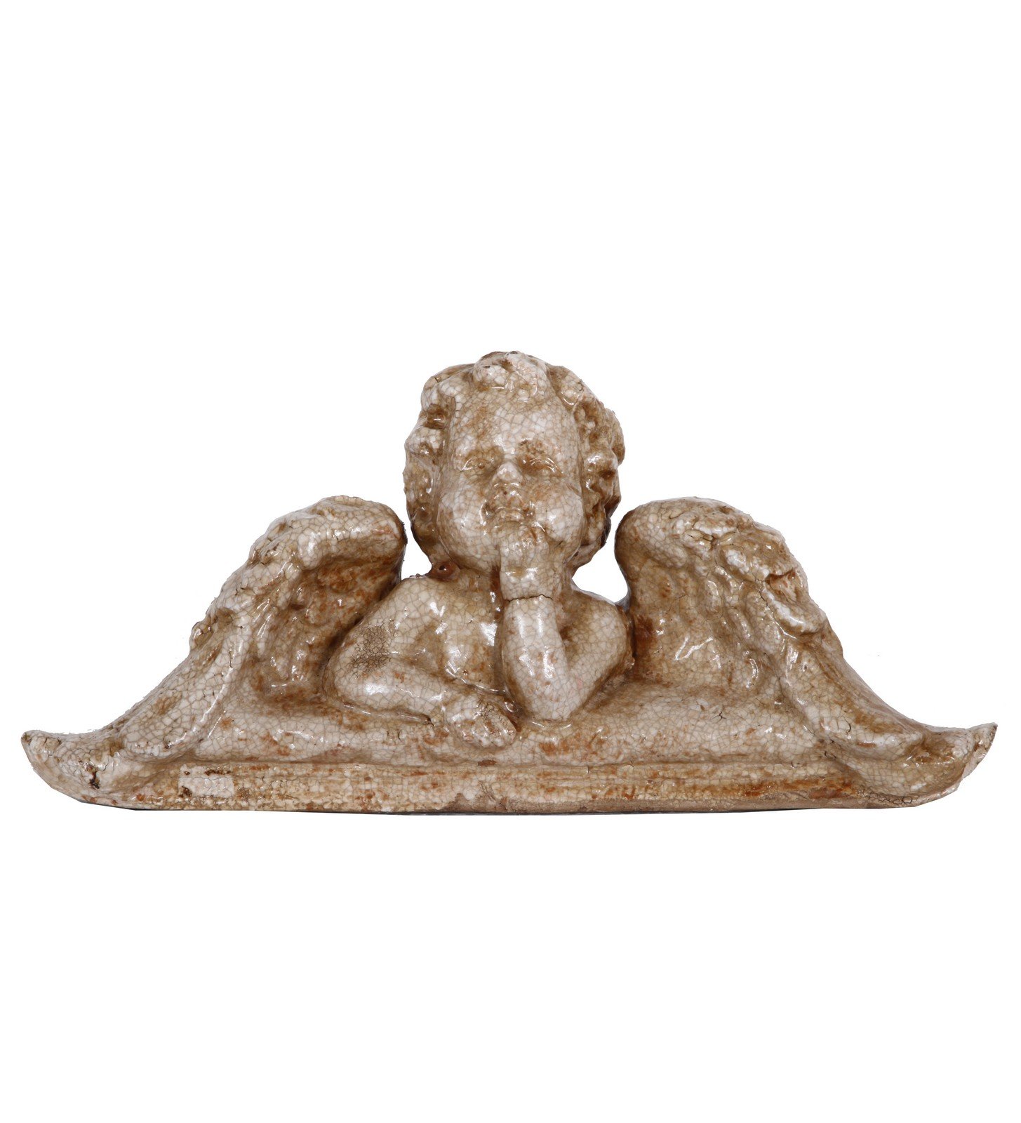 66363 Ceramic Angel Figurine - Handcrafted Home Decor, Gift for Christmas, Wedding, Birthday | Perfect for Shelf Display, Table Centerpiece, Holiday Decorations