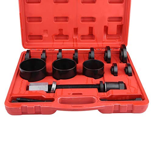 Qiilu Car Front Wheel Bearing Removal Tool Kit - Professional Drive Hub Bearing Puller Set for Automotive Repair | Perfect for DIY Mechanics & Professional Technicians