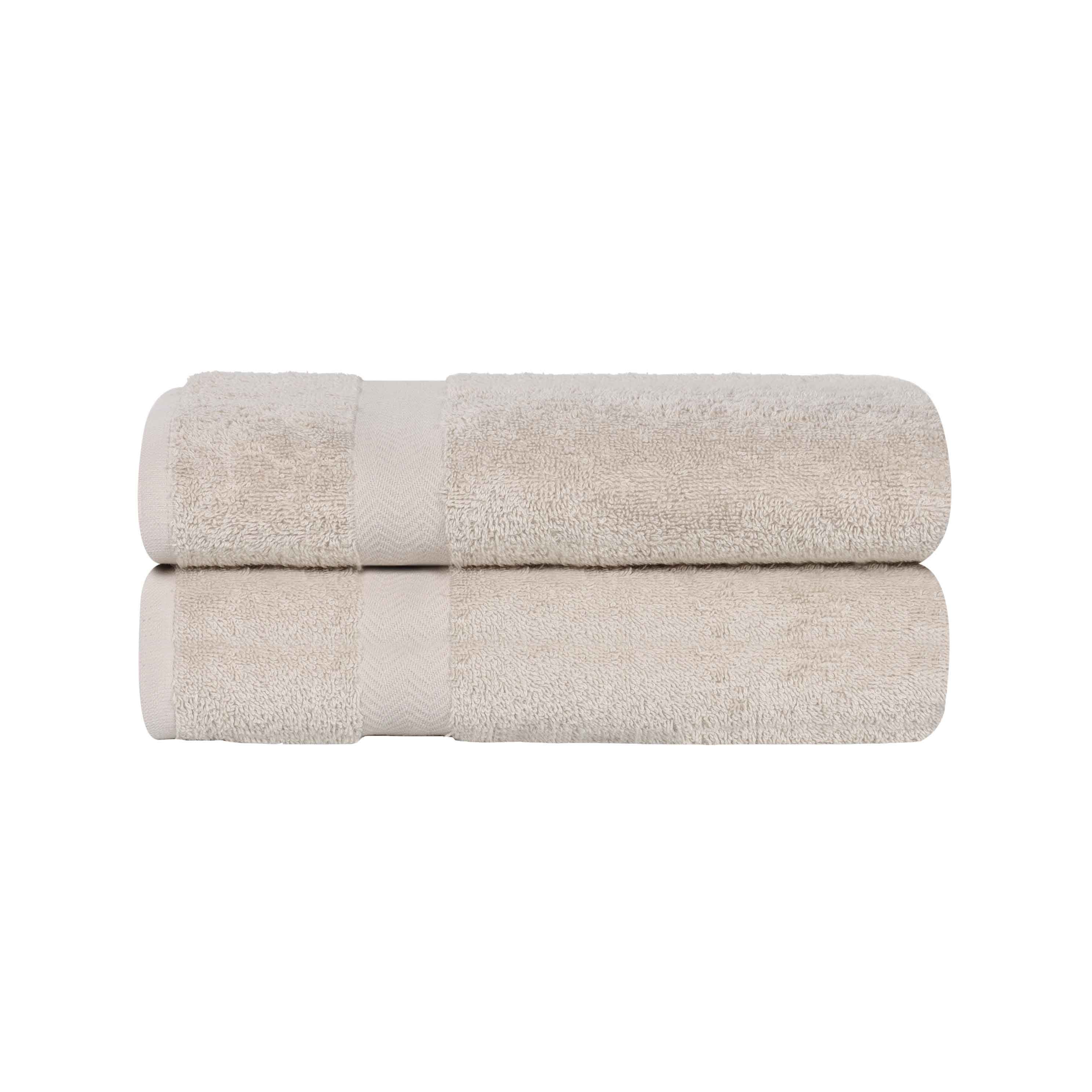 Franklin Eco-Friendly Organic Cotton 2-Piece Bath Sheet Set | Ultra Soft & Absorbent Towels for Spa, Beach & Luxury Bathroom Use