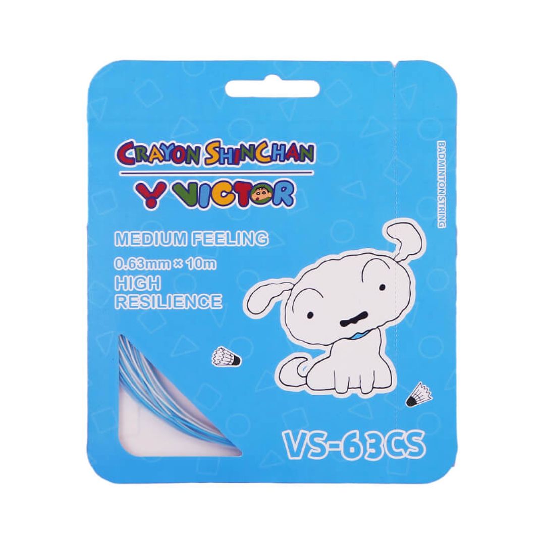 Victor X Crayon Shinchan VS 63CS Badminton Racket Strings - Limited Edition for Professional Players & Tournament Use