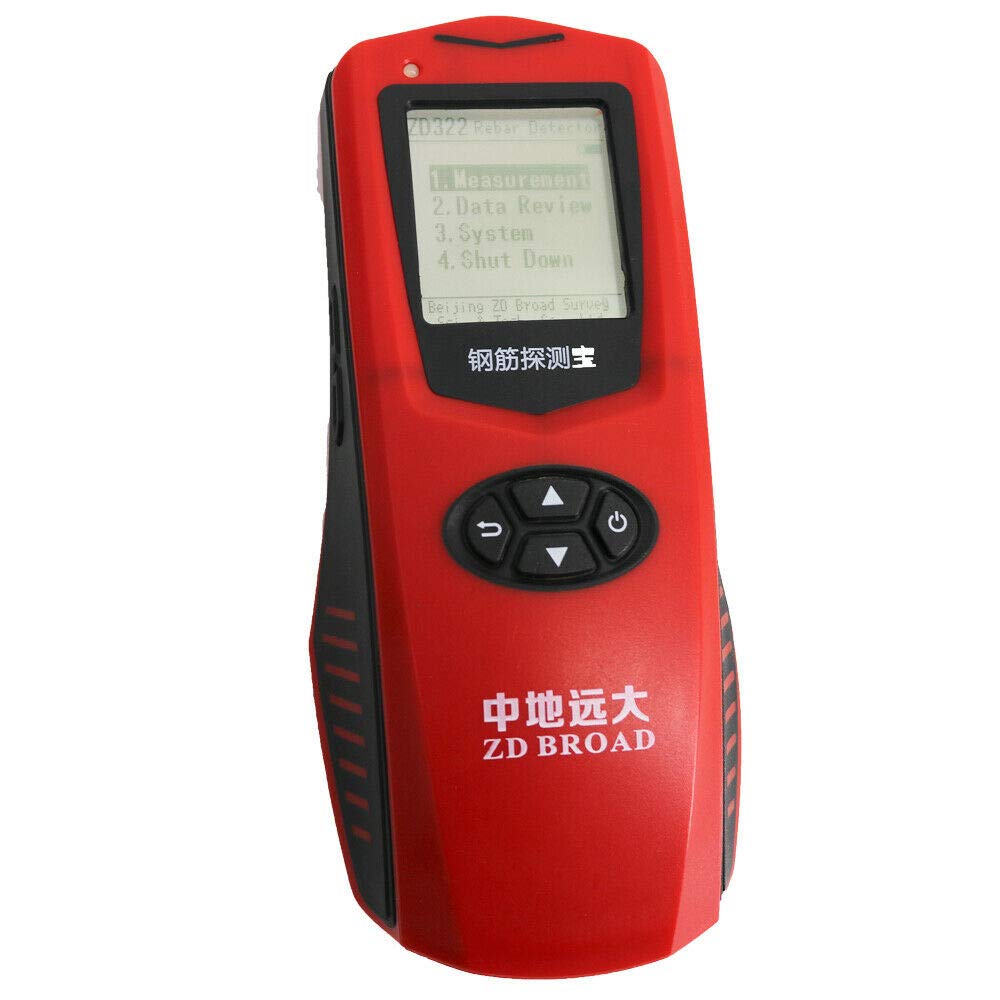 **ZD322 Handheld Rebar Detector - Integrated Steel Bar Scanner for Concrete, Rebar Diameter & Protective Layer Tester - Perfect for Construction, Renovation & Safety Inspections**
