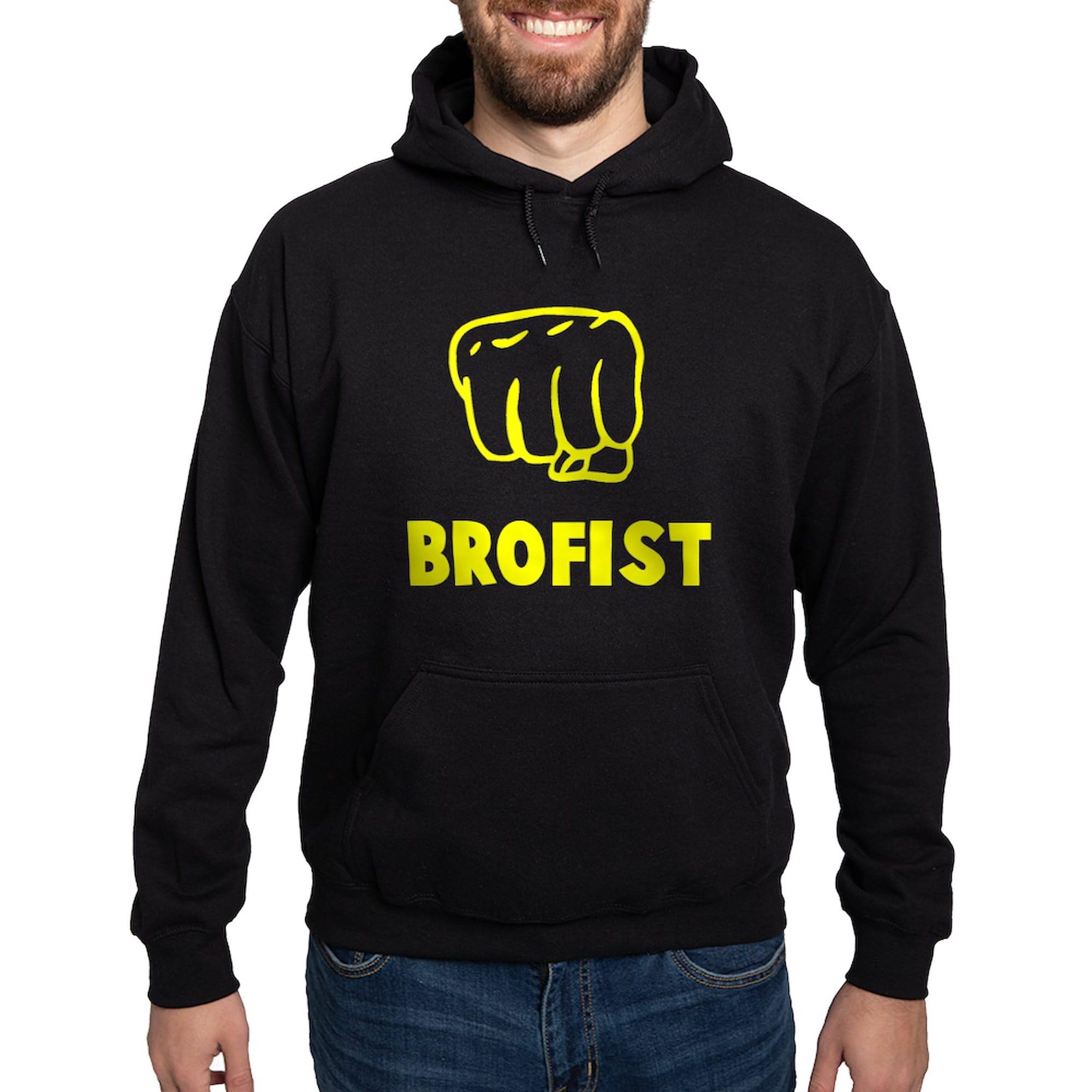 Brofist Hoodie for Men - Dark Regular Fit Pullover Hooded Sweatshirt | Casual Wear, Street Style & Gaming Apparel