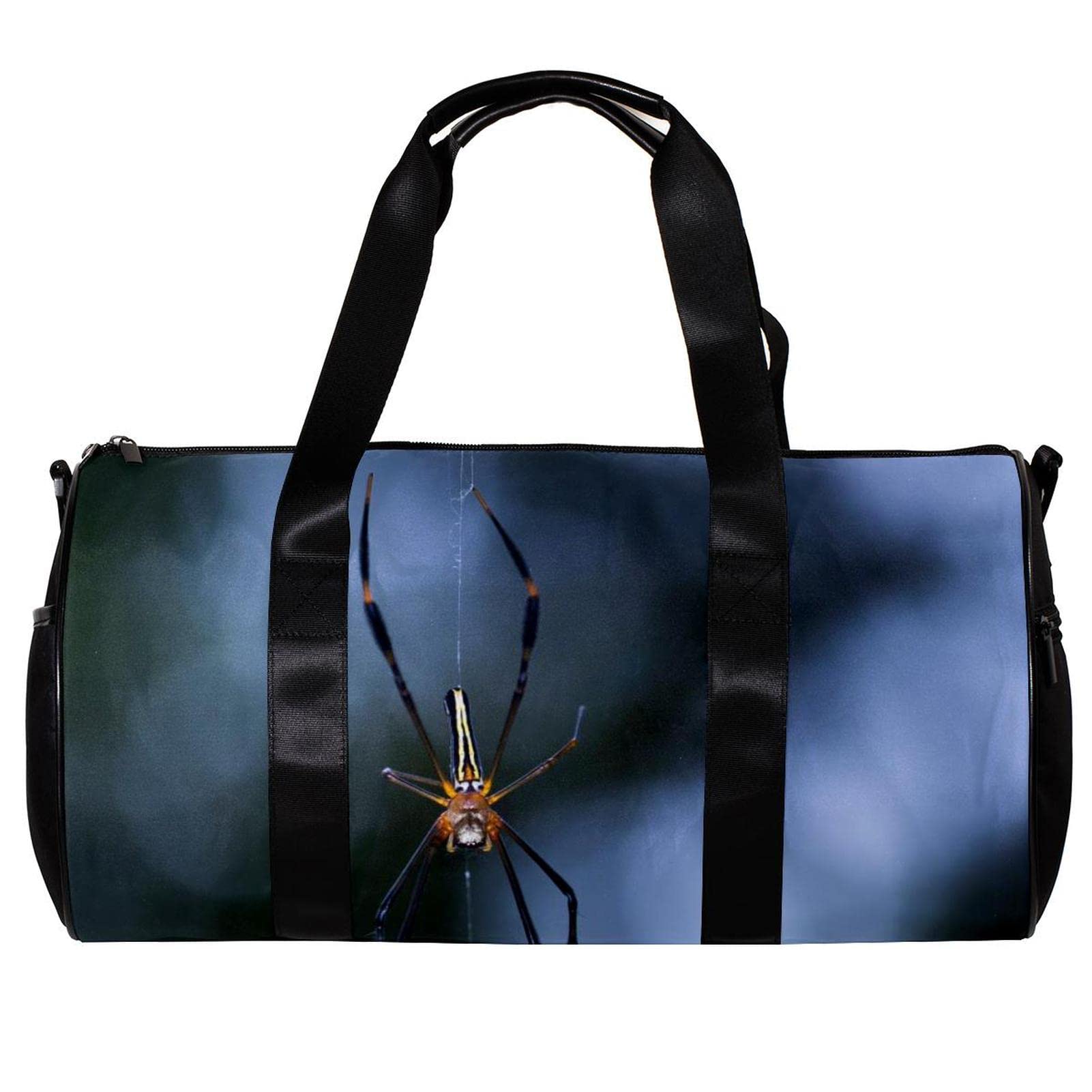 Spider Web Gym Duffle Bag - Large Overnight Weekender Travel Bag for Men & Women - Perfect for Gym, Workout, Travel & Weekend Getaways