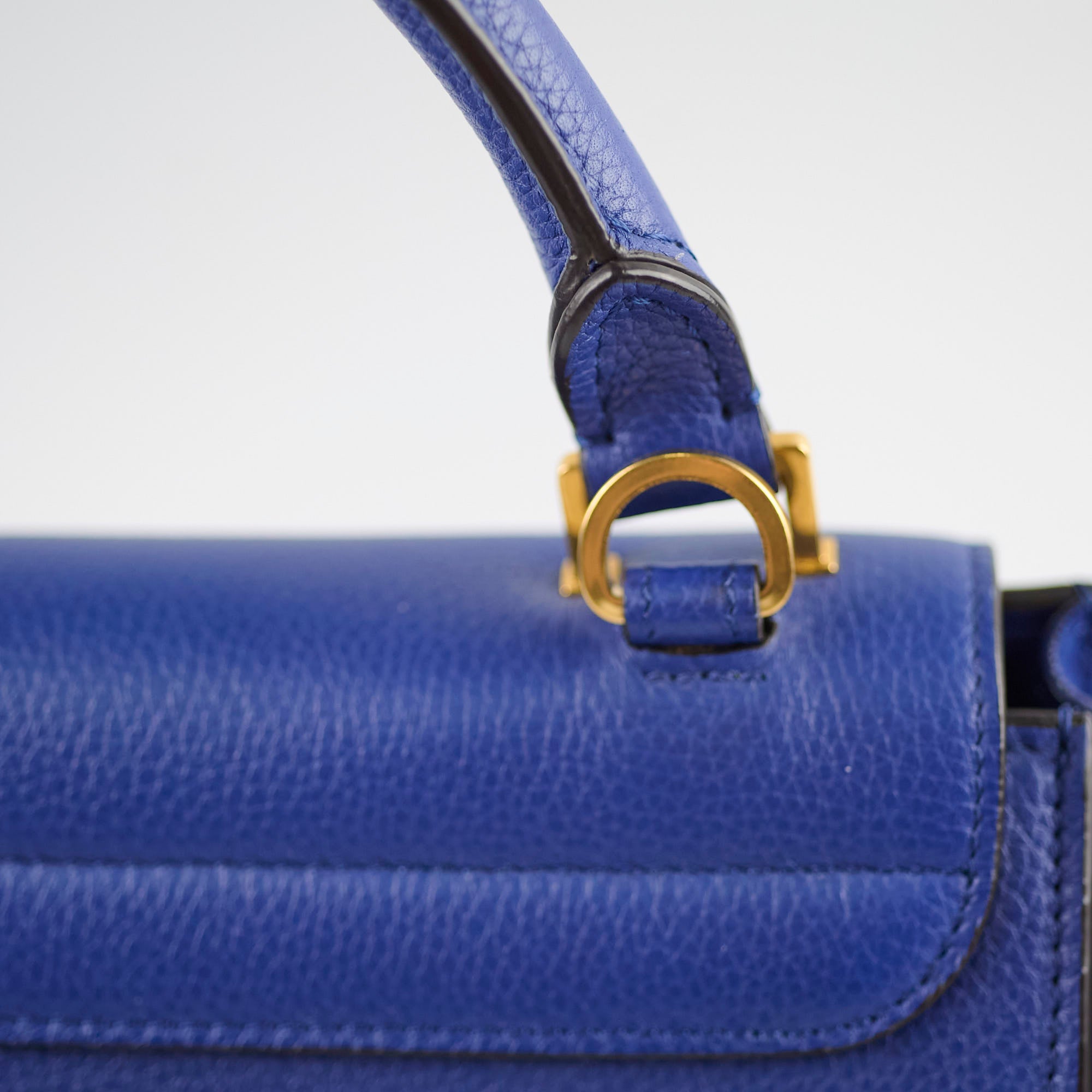 Celine Small Trapeze Bag in Blue | Genuine Leather Crossbody Purse for Women | Perfect for Work, Travel & Evening Events