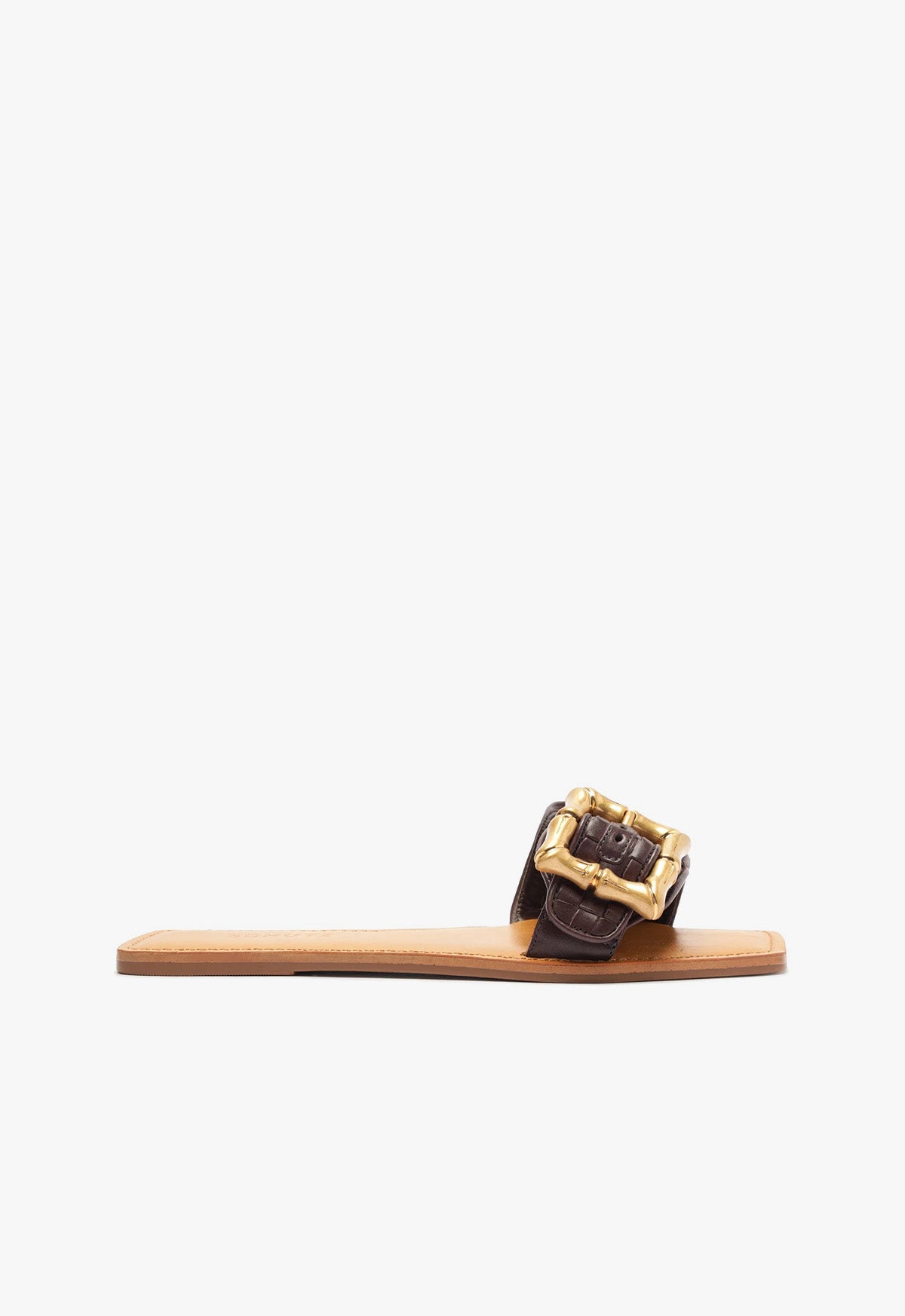 Enola Woven Leather Sandals for Women - Comfortable Summer Slide Sandals with Adjustable Straps | Perfect for Beach, Vacation & Casual Outfits