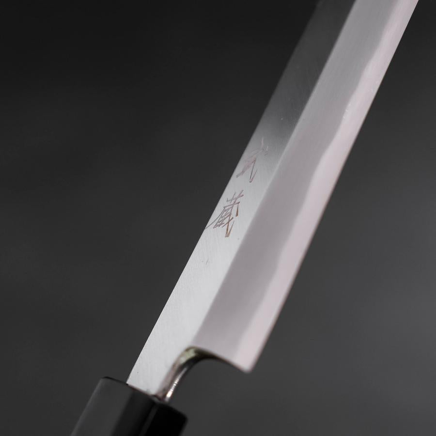 Premium Yanagiba Sushi Knife - White Steel #2 Hon Kasumi Blade, Buffalo Walnut Handle 270mm - Perfect for Sushi Chefs & Japanese Cuisine Lovers