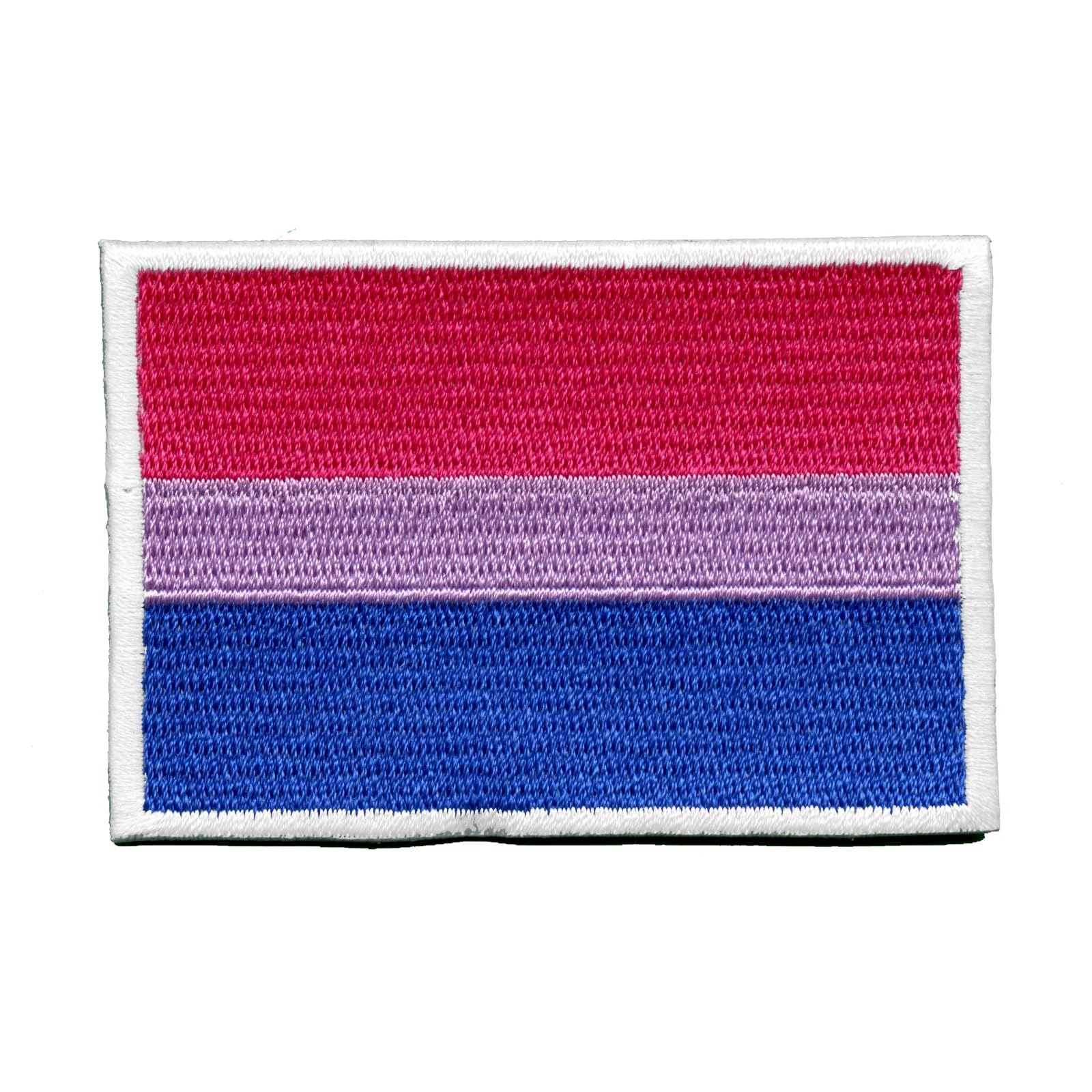 Bisexual Pride Flag Patch - Embroidered Iron-On Bi Support LGBTQ+ Accessory for Backpacks, Jackets & Hats | Show Your Pride