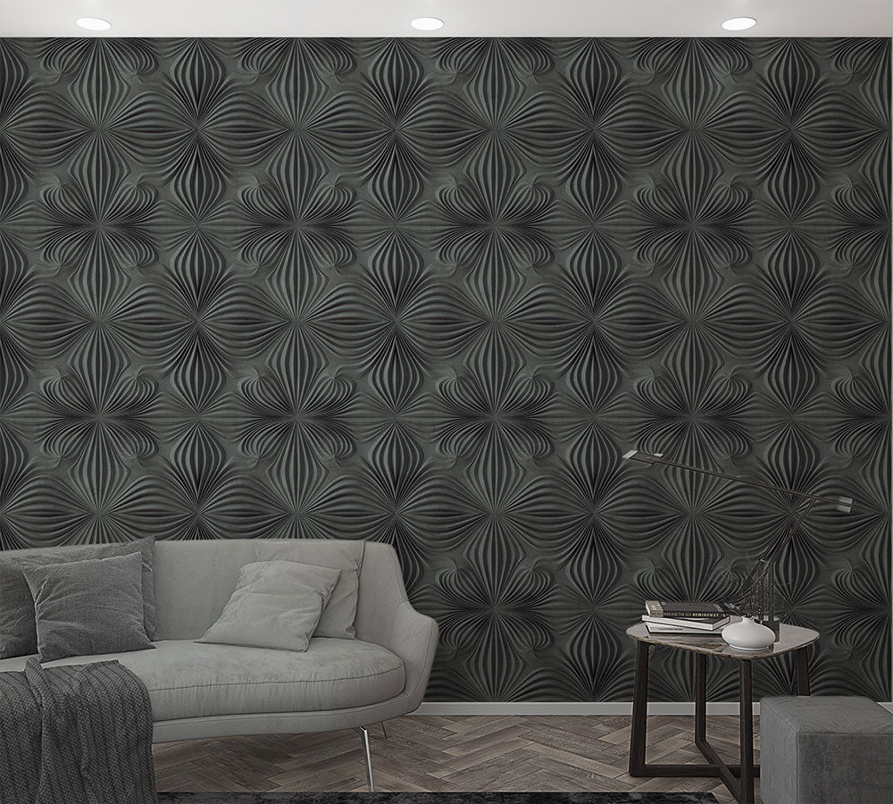Smart Art Easy Geometric Illusion Wall Art - Modern Abstract Canvas Painting for Home & Office Decor - Perfect for Living Room, Bedroom or Workspace