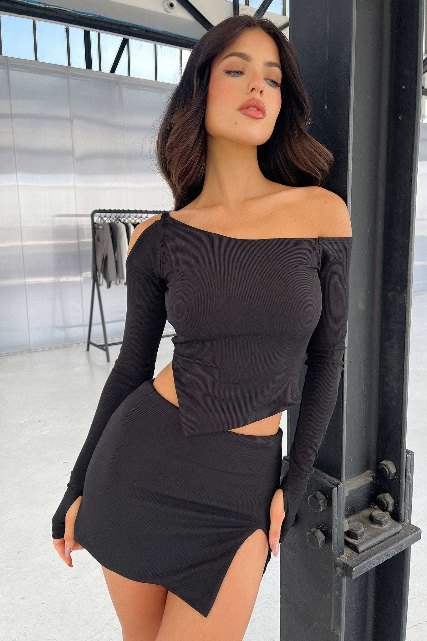 Leyton Women's Black V-Neck Top - Casual Short Sleeve Blouse for Everyday Wear, Work & Outfits
