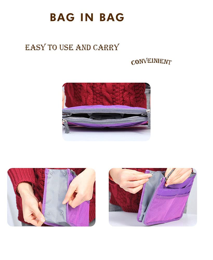 UCARE Travel Toiletry Bag for Women - Waterproof Cosmetic & Makeup Organizer with Sturdy Handle, Travel Size Toiletry Bag (Rose Red) - Perfect for Airplane, Gym, Camping & Weekend Getaways