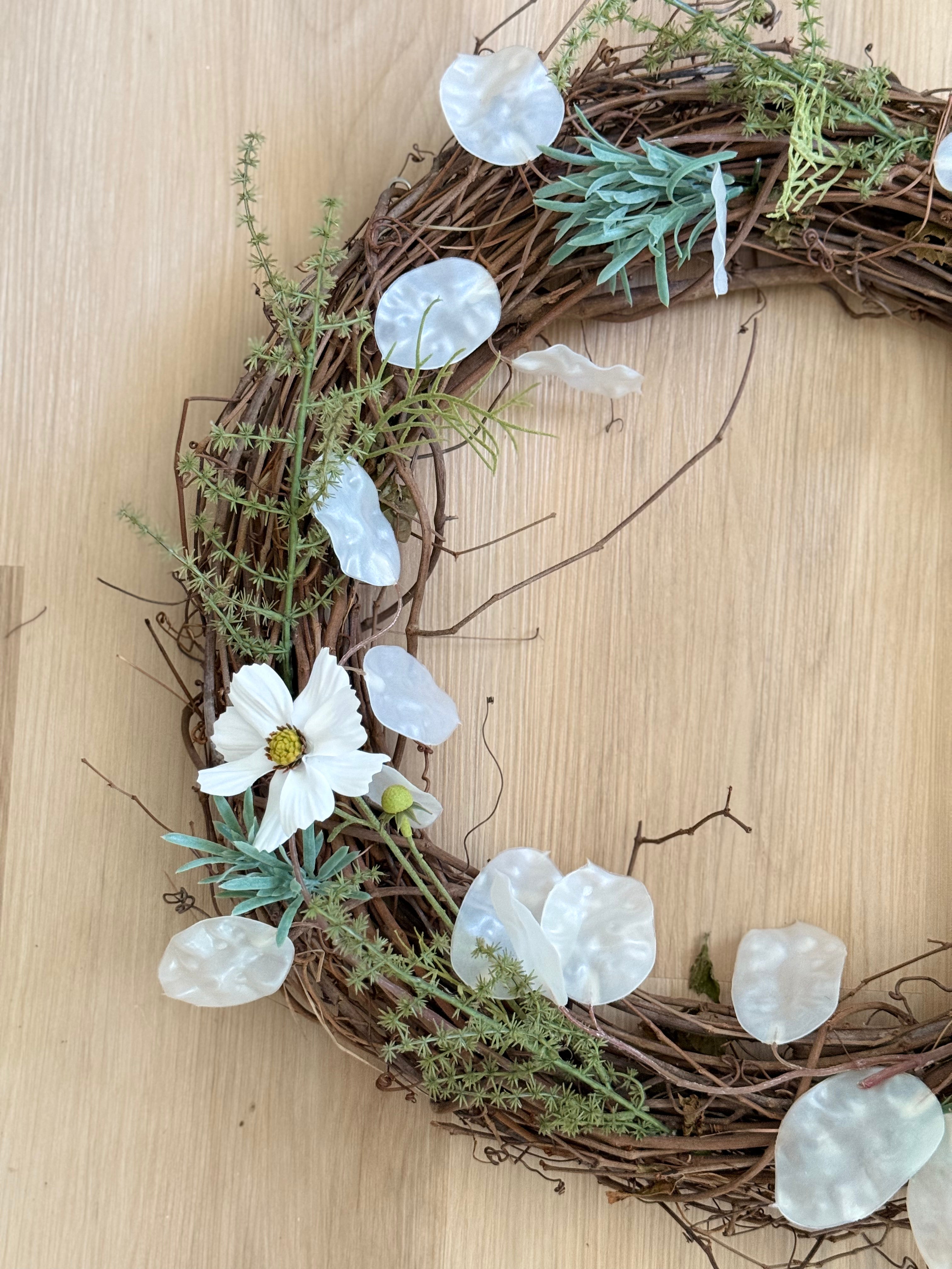 Good Luck Wreath - Elegant Home Decor for Door & Wall - Perfect for Christmas, New Year & Housewarming Gifts