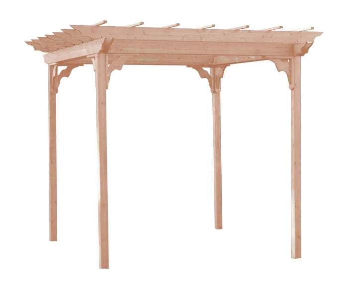 Regallion Outdoor Wooden Pergola Kit with Swing Hangers - 6x8, 8x8 & 8x10 Sizes - Perfect for Backyard, Garden, Patio & Deck Shade Structure