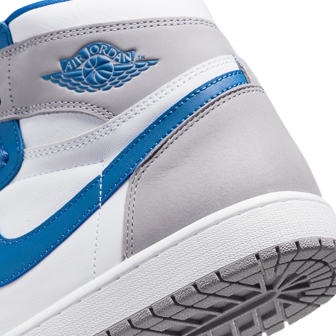 Air Jordan 1 Retro High OG True Blue White Cement Grey Sneakers - Men's Basketball Shoes for Streetwear & Casual Outfits
