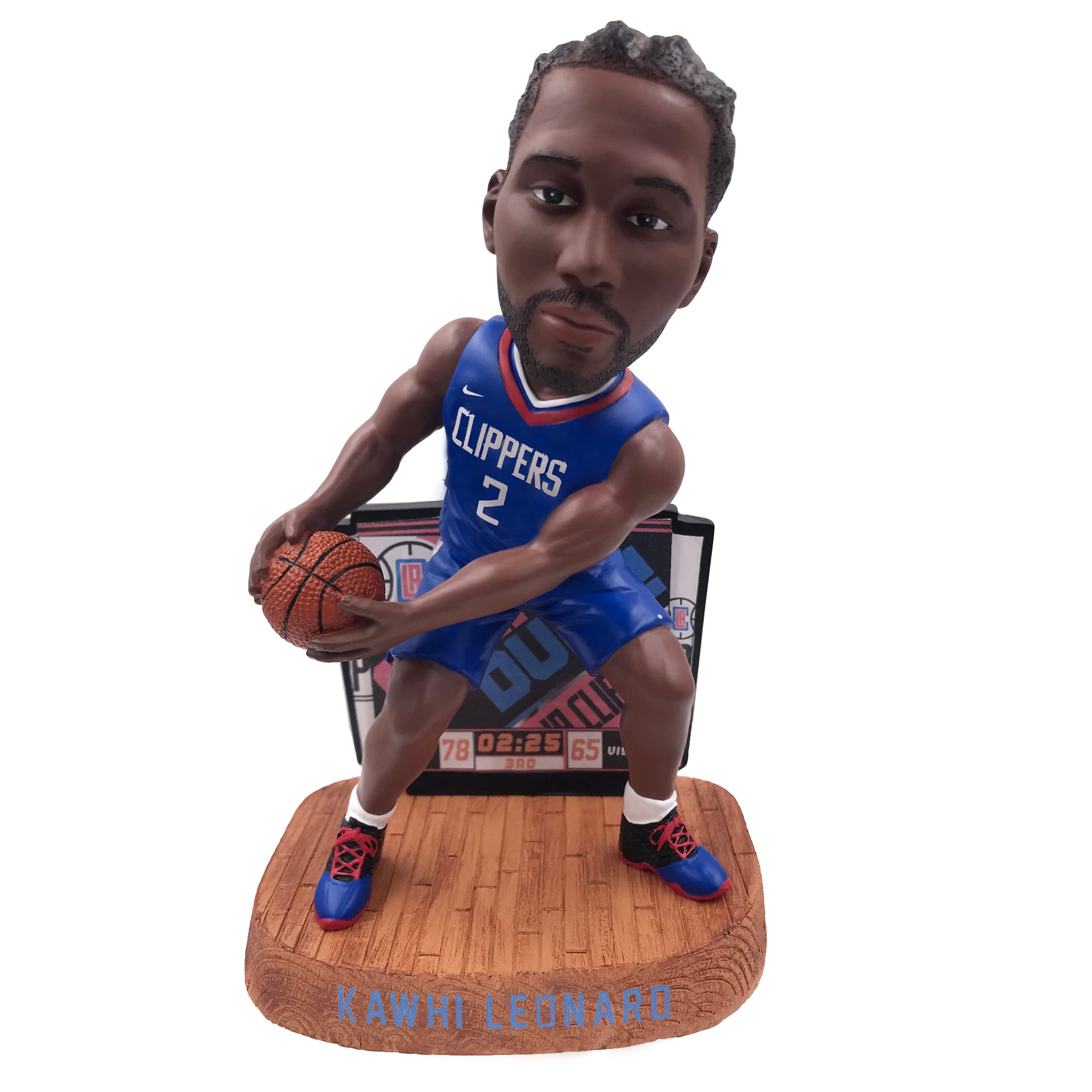 Kawhi Leonard Los Angeles Clippers Scoreboard Special Edition Bobblehead NBA Collectible - Perfect for Basketball Fans, Sports Memorabilia Collections, and Game Room Decor