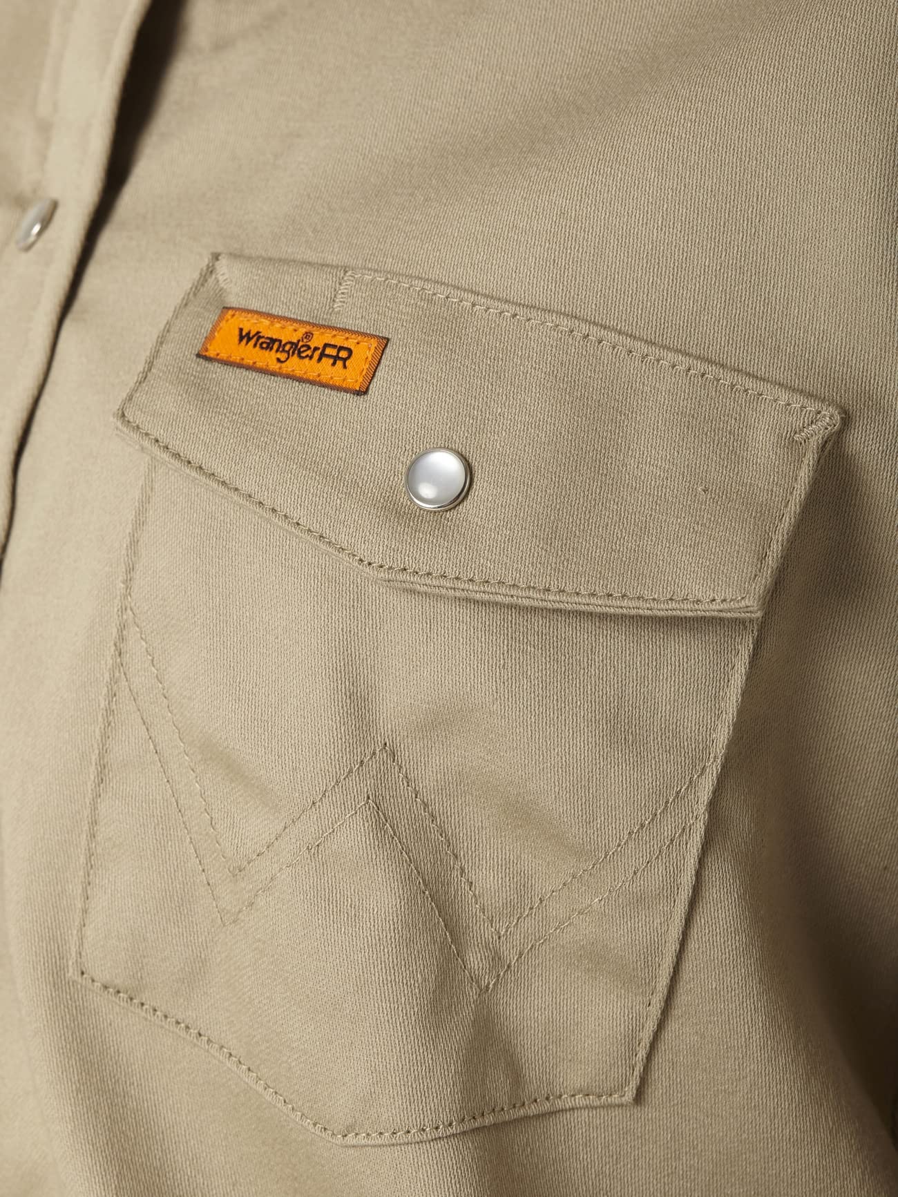 Wrangler Women's Flame Resistant Long Sleeve Shirt - FR Work Shirt for Safety & Comfort - Perfect for Construction, Oilfield & Outdoor Jobs