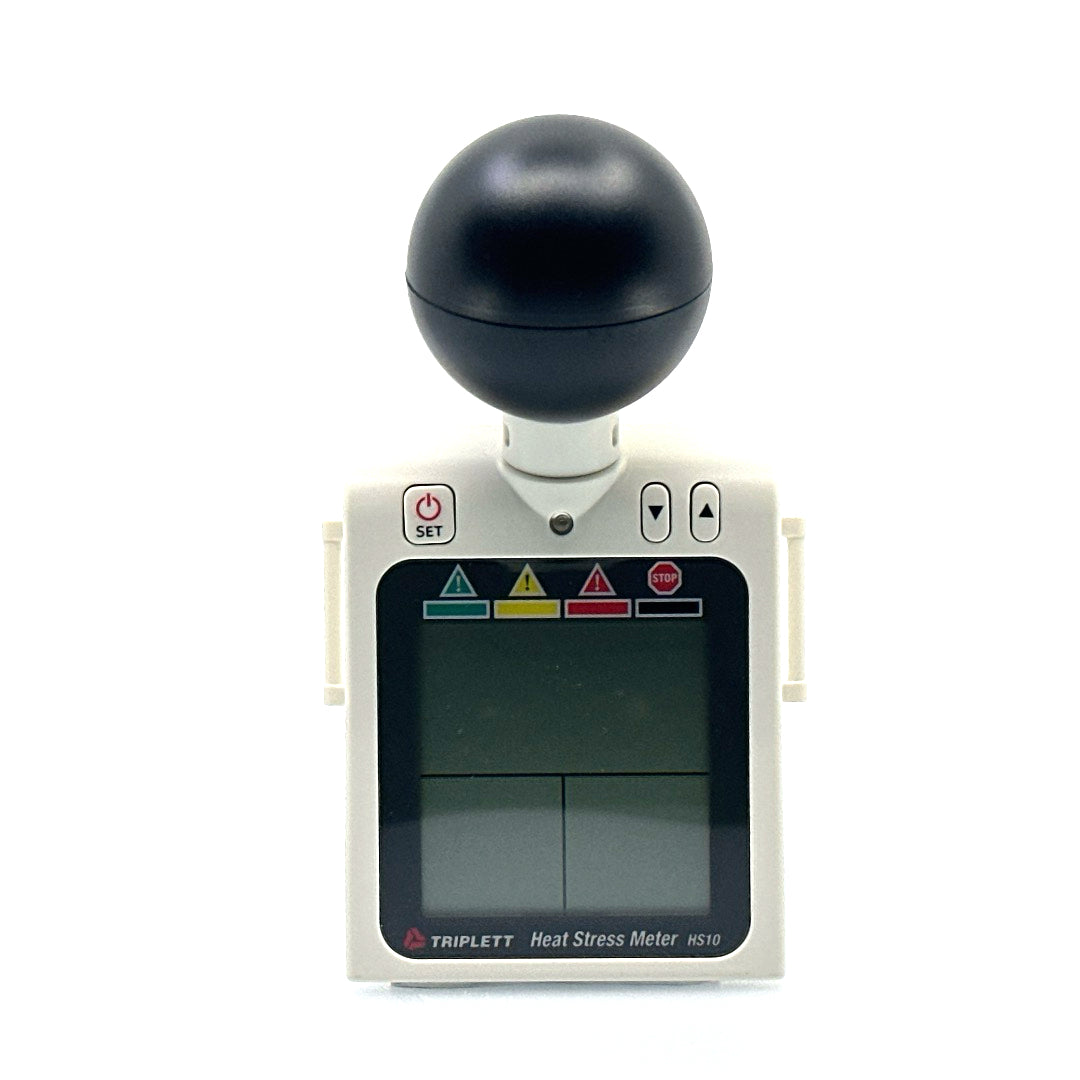 HS10 Heat Stress WBGT (Wet Bulb Globe Temperature) Meter - Professional Outdoor Work & Sports Safety Monitor for Construction, Military, and Athletes