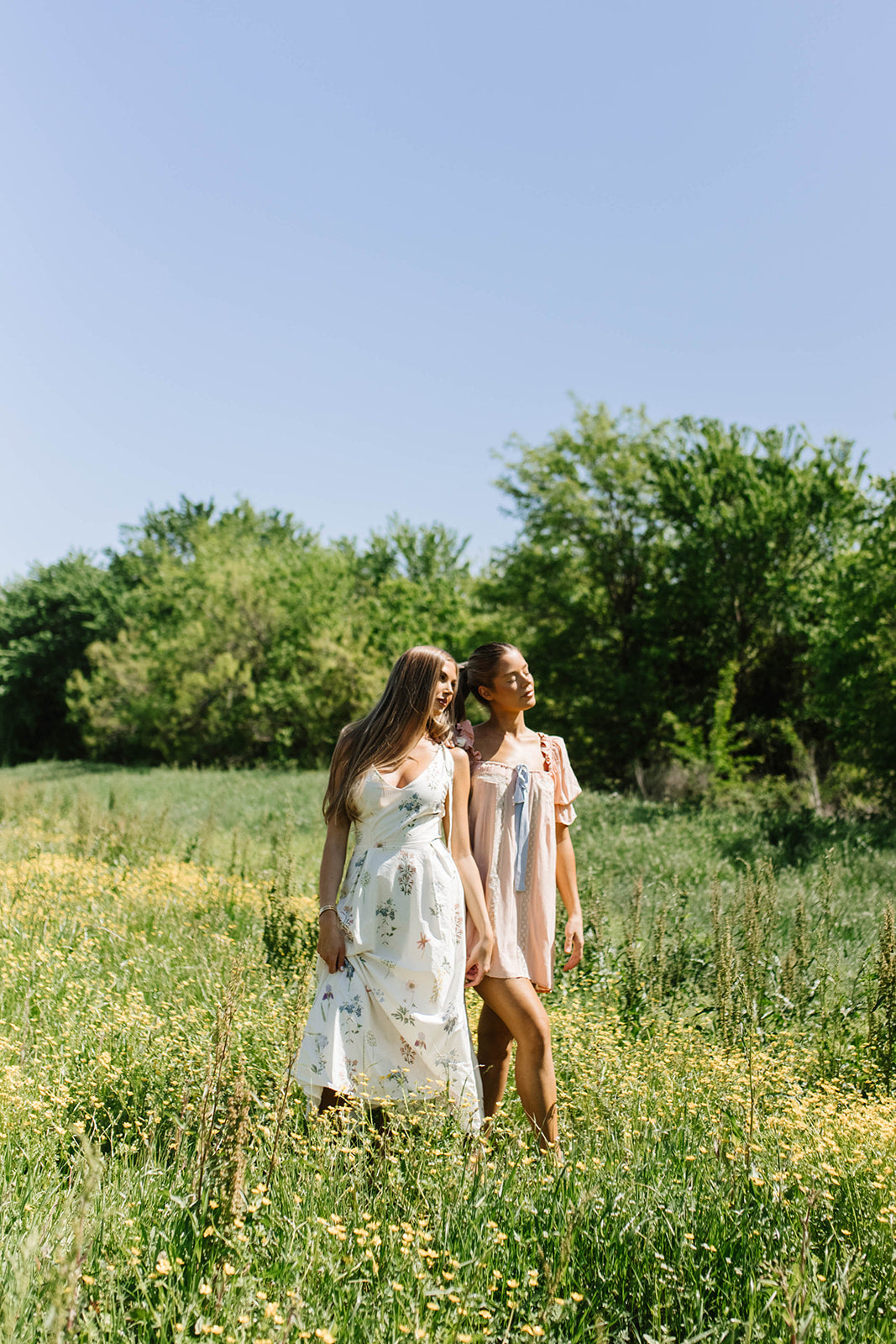 Fawna Floral Midi Dress in Cream - Elegant Floral Print Summer Dress for Women | Perfect for Weddings, Garden Parties & Date Nights