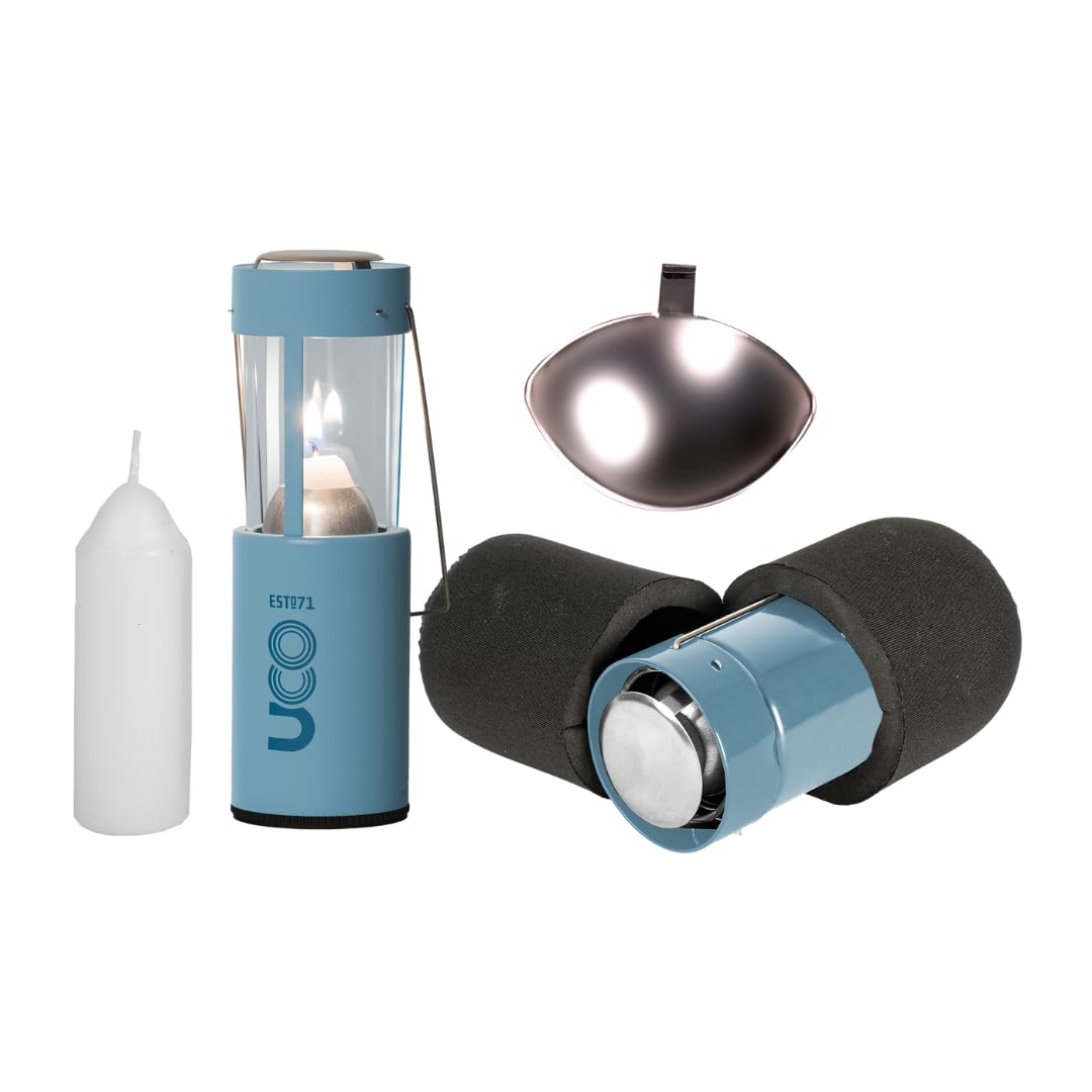 UCO Original Candle Lantern Kit - Powder Coated Outdoor Camping Light for Hiking, Backpacking & Emergency Preparedness