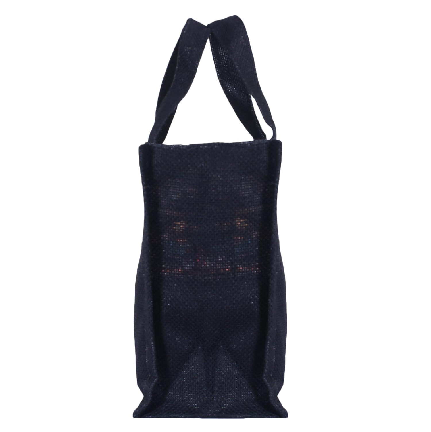 Kuber Industries Insulated Lunch Bag and Water Bottle Holder Combo Set - Reusable Jute Lunch Tote with Bottle Pouch for Office, School, Picnic, Gym & Travel - Set of 2 (Multi-Color)