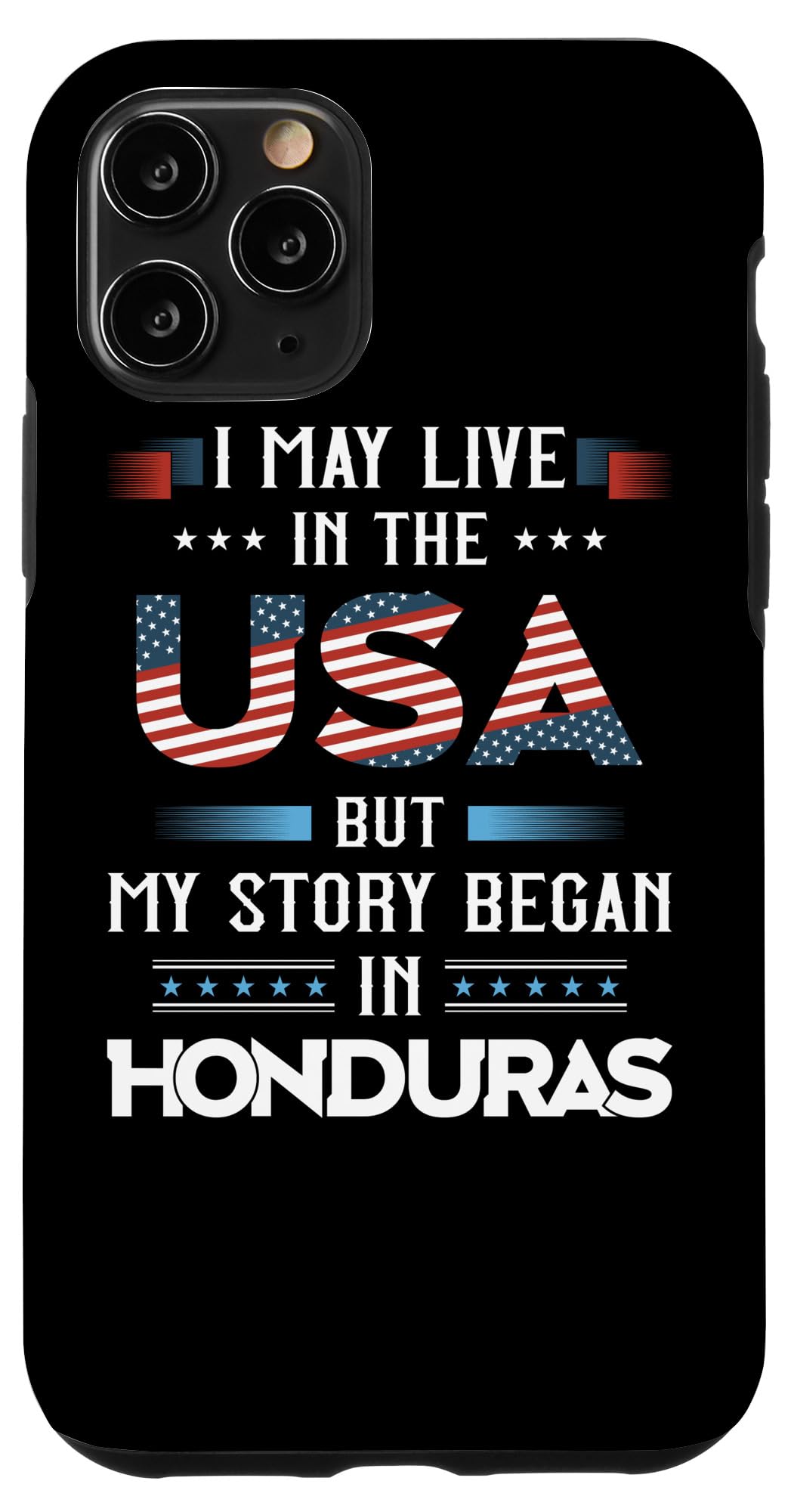 iPhone 11 Pro Case - Honduras Flag Design - Perfect Gift for Travel Lovers & Proud Hondurans - Durable Protective Cover for Daily Use, Work & Travel
