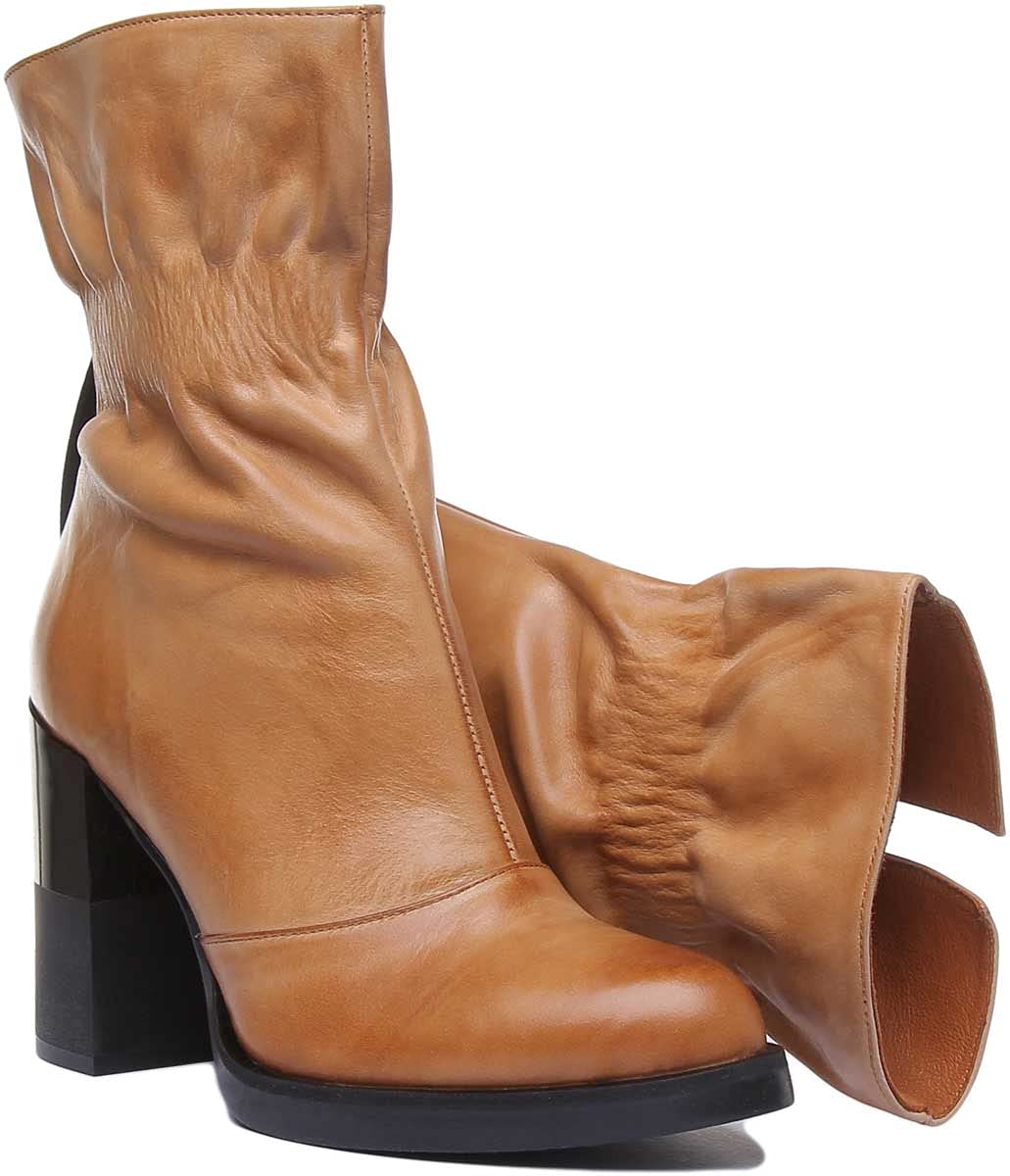 Harmonee Rugged Pull-On Boots Size 9 Tan for Outdoor Work & Hiking