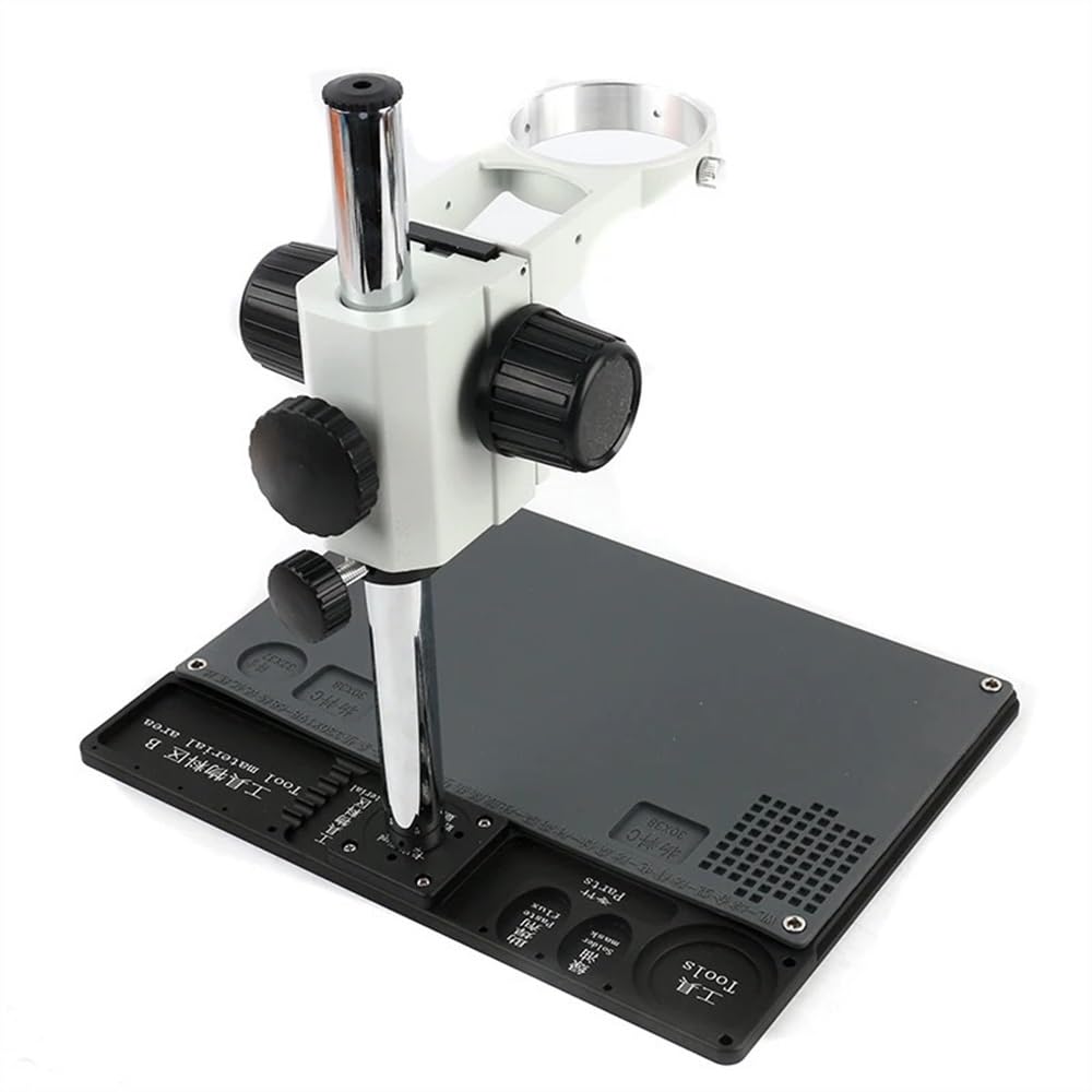 Premium Microscope Accessories Kit - Aluminum Alloy BGA Soldering Pad, PCB Repair Stand & Adjustable Boom Arm for Stereo Microscopes | Ideal for Electronics Repair, Jewelry Making & Lab Research (Size A)