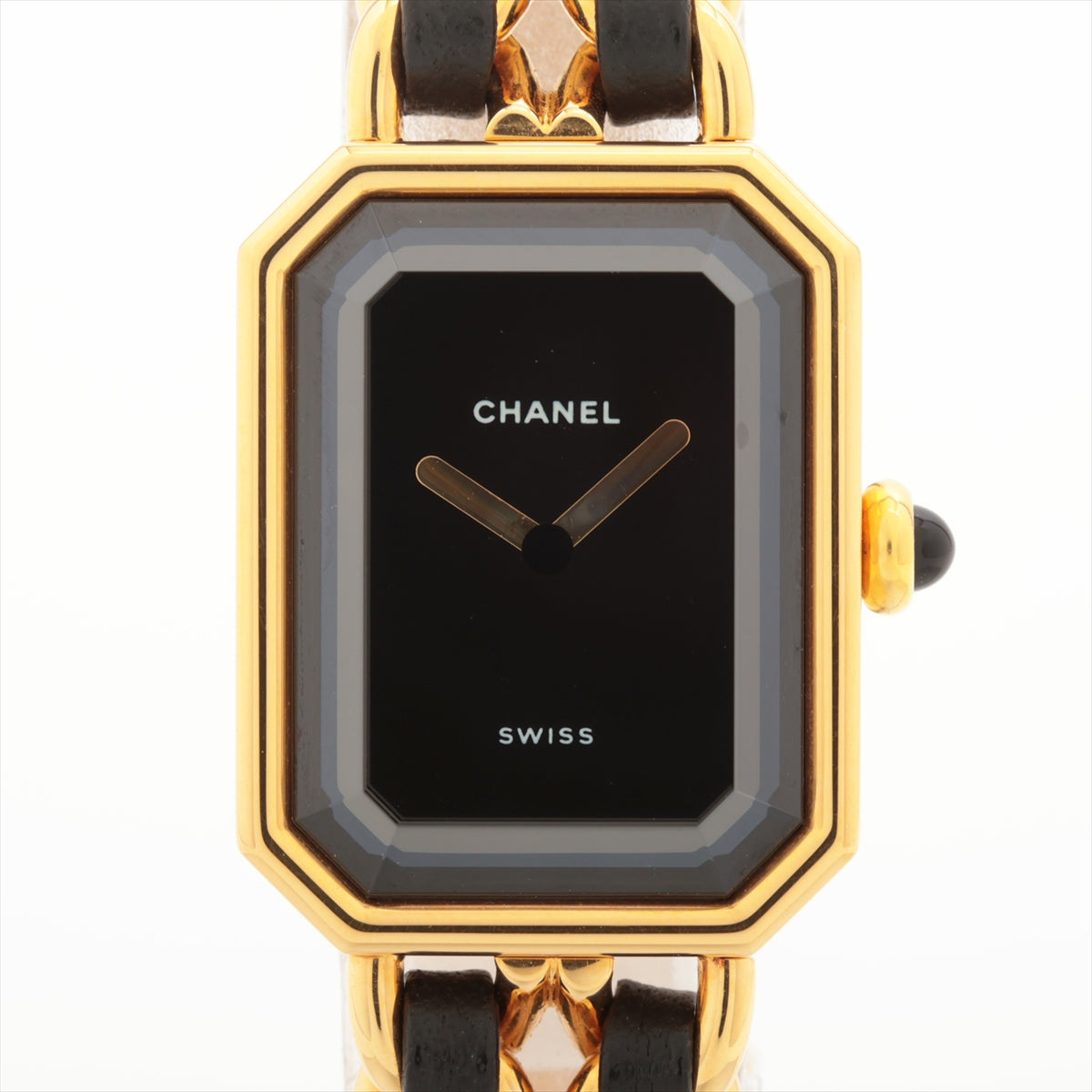 Chanel Premiere Large Black Gold Luxury Women's Watch - Elegant Dress Watch for Formal Events & Special Occasions