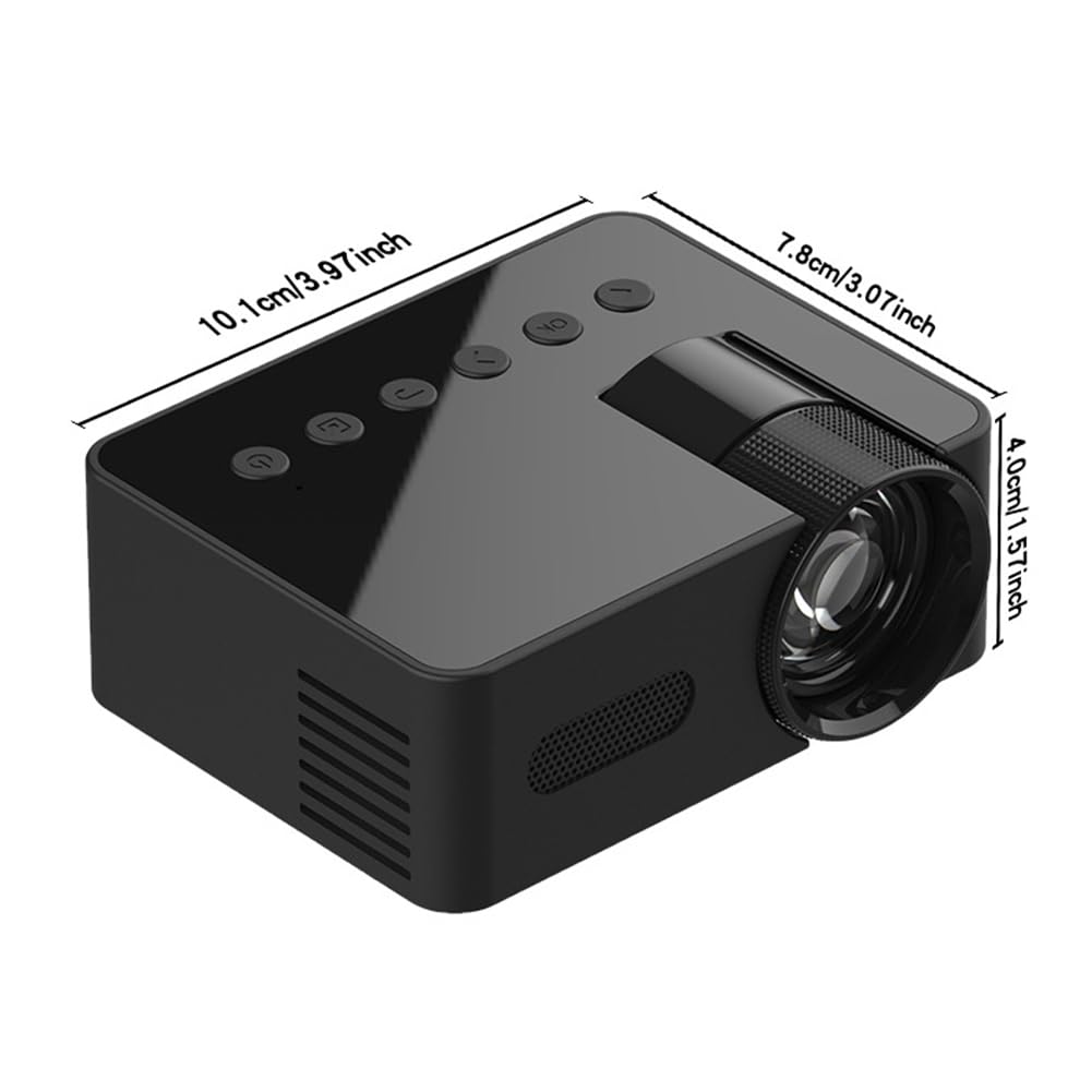 CENMEN YT100 Mini Home Projector - Portable Wireless HD Movie Projector for iPhone Android Smartphone | Home Theater, Outdoor Movie Nights, Gaming & Office Presentations