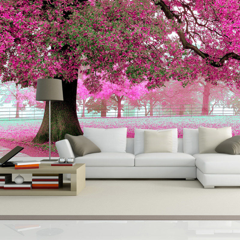 Autumn Tree Wallpaper - Premium Peel & Stick Removable Wallpaper for Home Decor | Perfect for Living Room, Bedroom, and Office Accent Walls